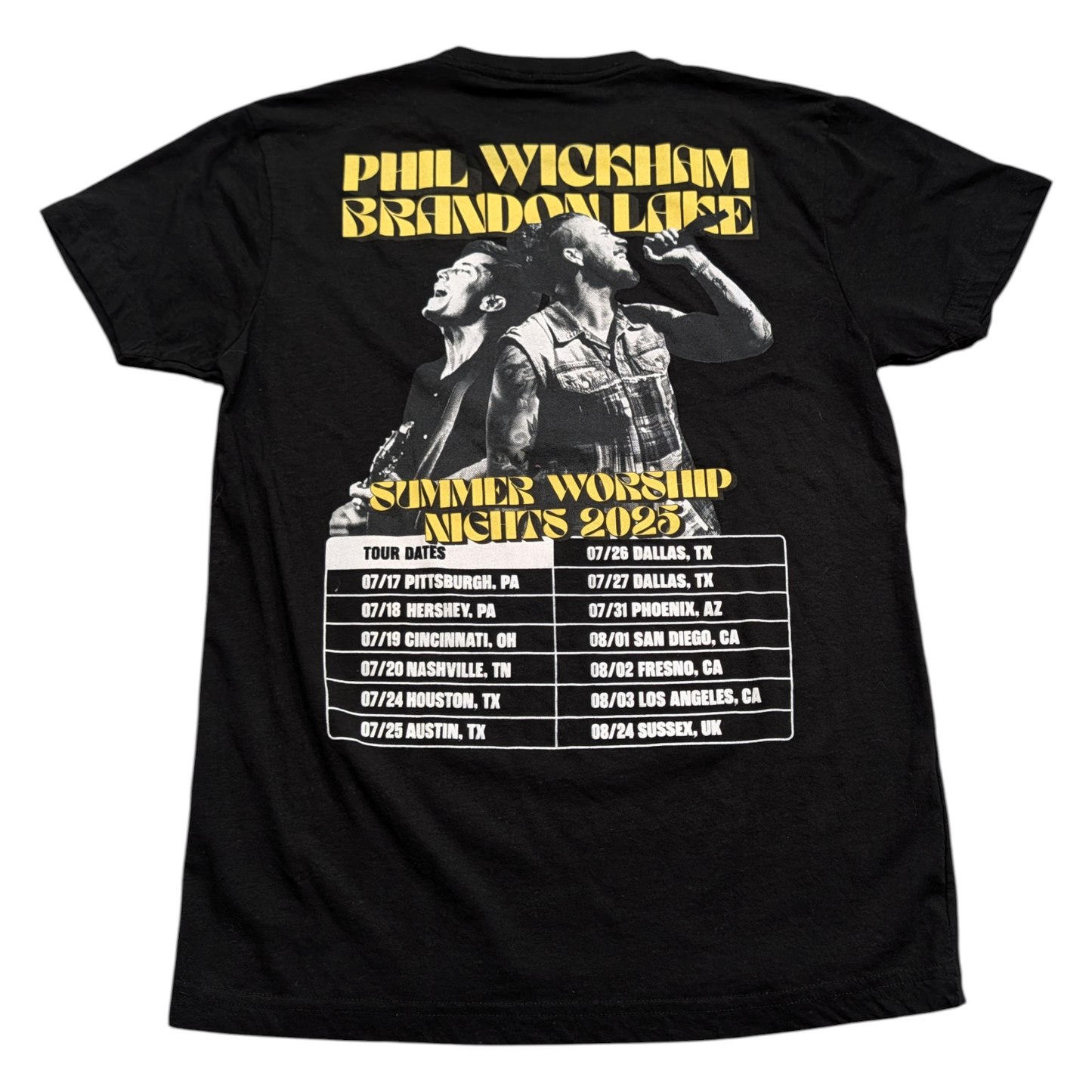 2025 Summer Worship Nights Tour T shirt