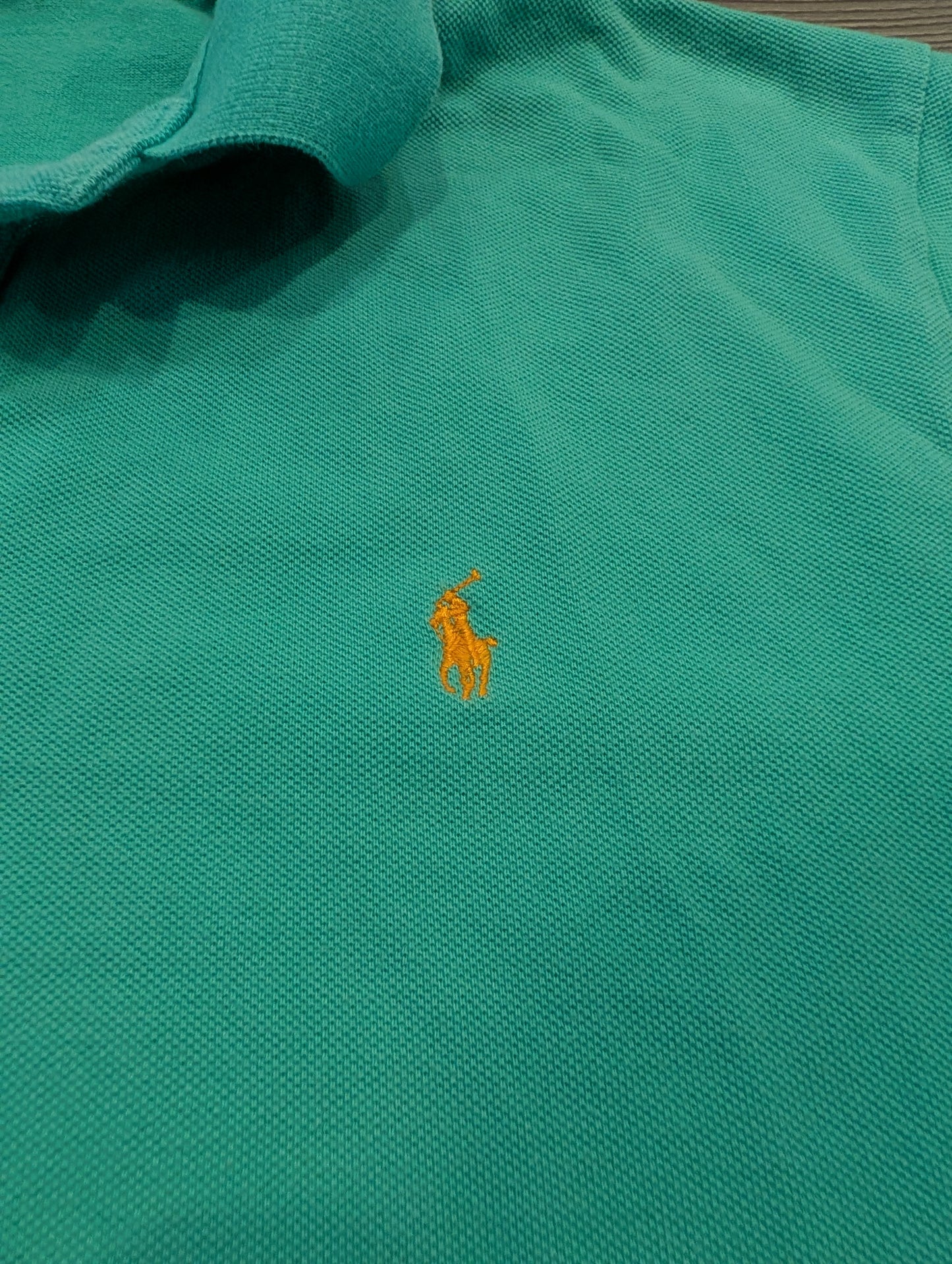 90s Ralph Lauren Solid Polo Short Sleeve shirt
