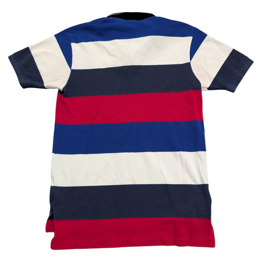 90s Red White and Blue Striped Ralph Lauren Polo Shirt