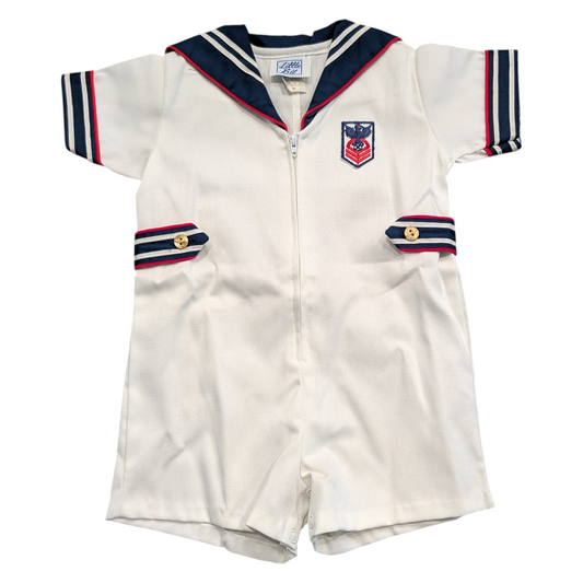 Never Worn 70s/80s Youth Toddler One Piece Sailor Outfit