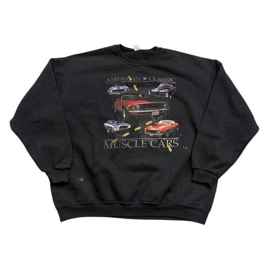 Y2K American Classic Muscle Cars Crewneck Sweatshirt