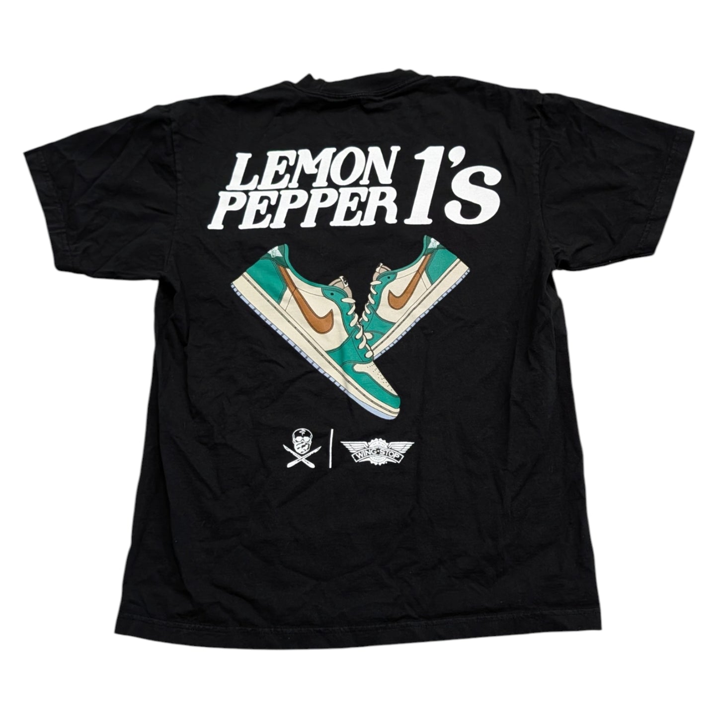 Wing Stop/SRGN Studios Lemon Pepper 1's Short Sleeve T shirt