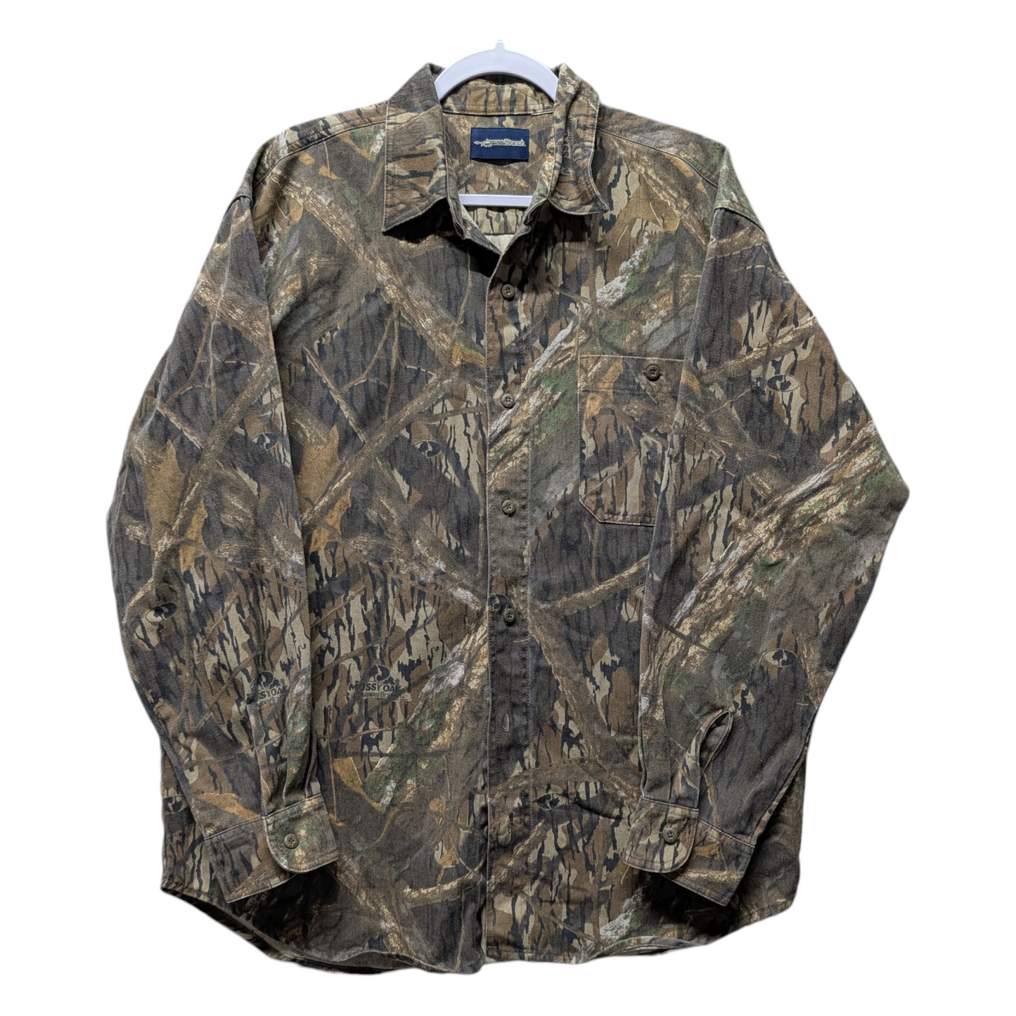 Y2K Shadow Branch Camo Hunting Shirt