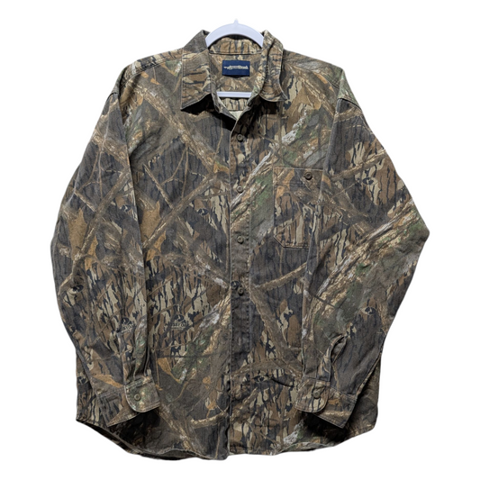 Y2K Shadow Branch Camo Hunting Shirt