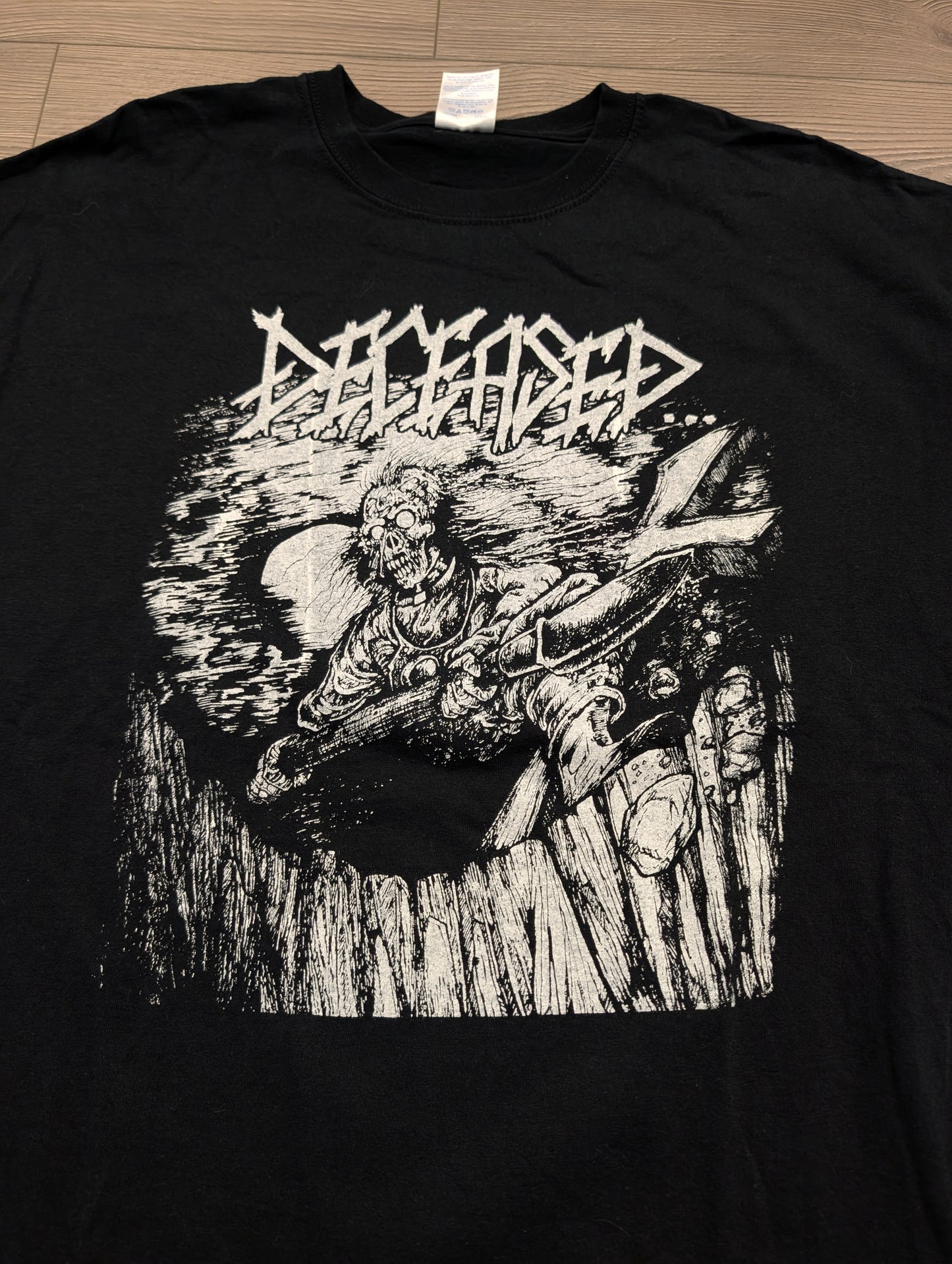 2010 Deceased 25th Anniversary Tour Metal Band T shirt