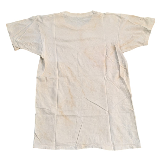 70s Fruit of the Loom Basic Round Neck Distressed Short Sleeve T-Shirt