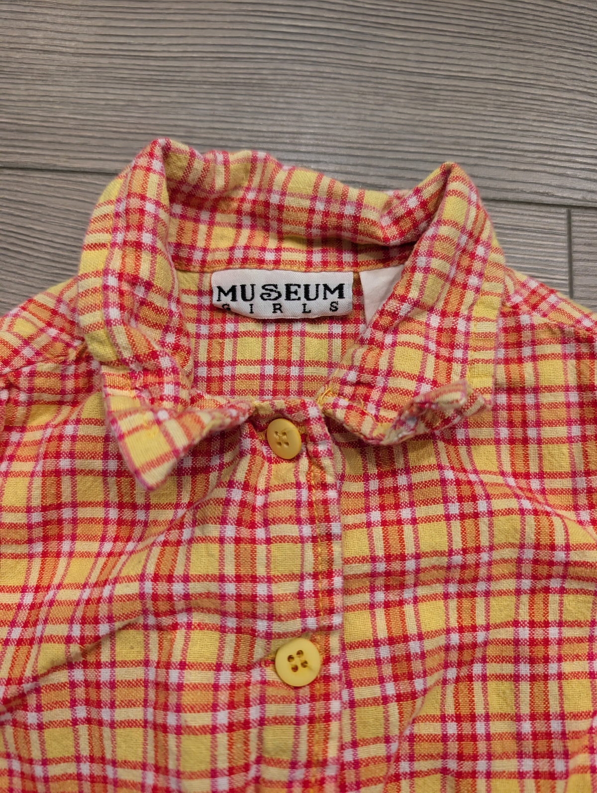 Y2K Youth Plaid Daisy Duke Style Tied Shirt