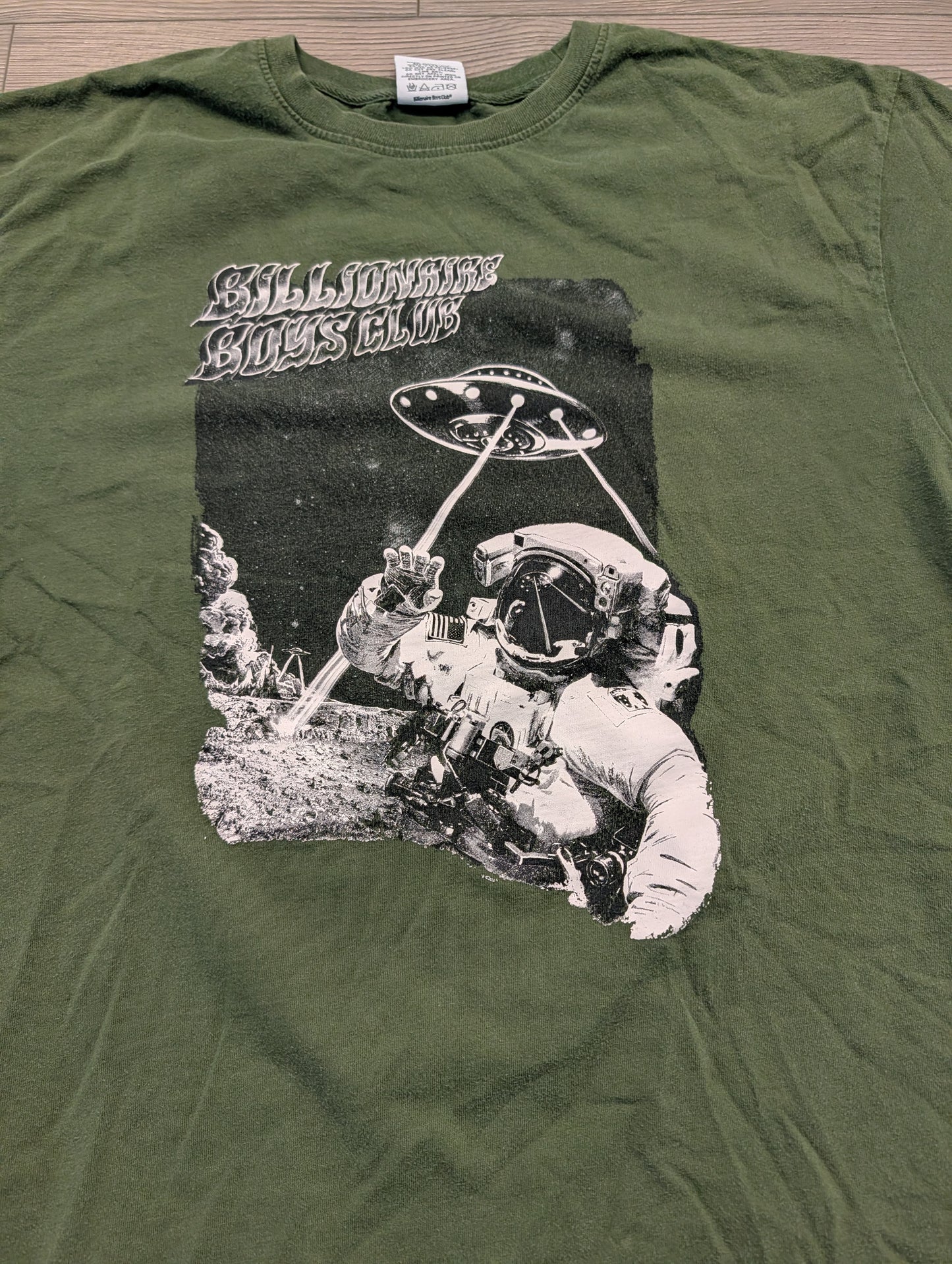 Billionaire Boys Club Astronaut and Space Ship Graphic T Shirt
