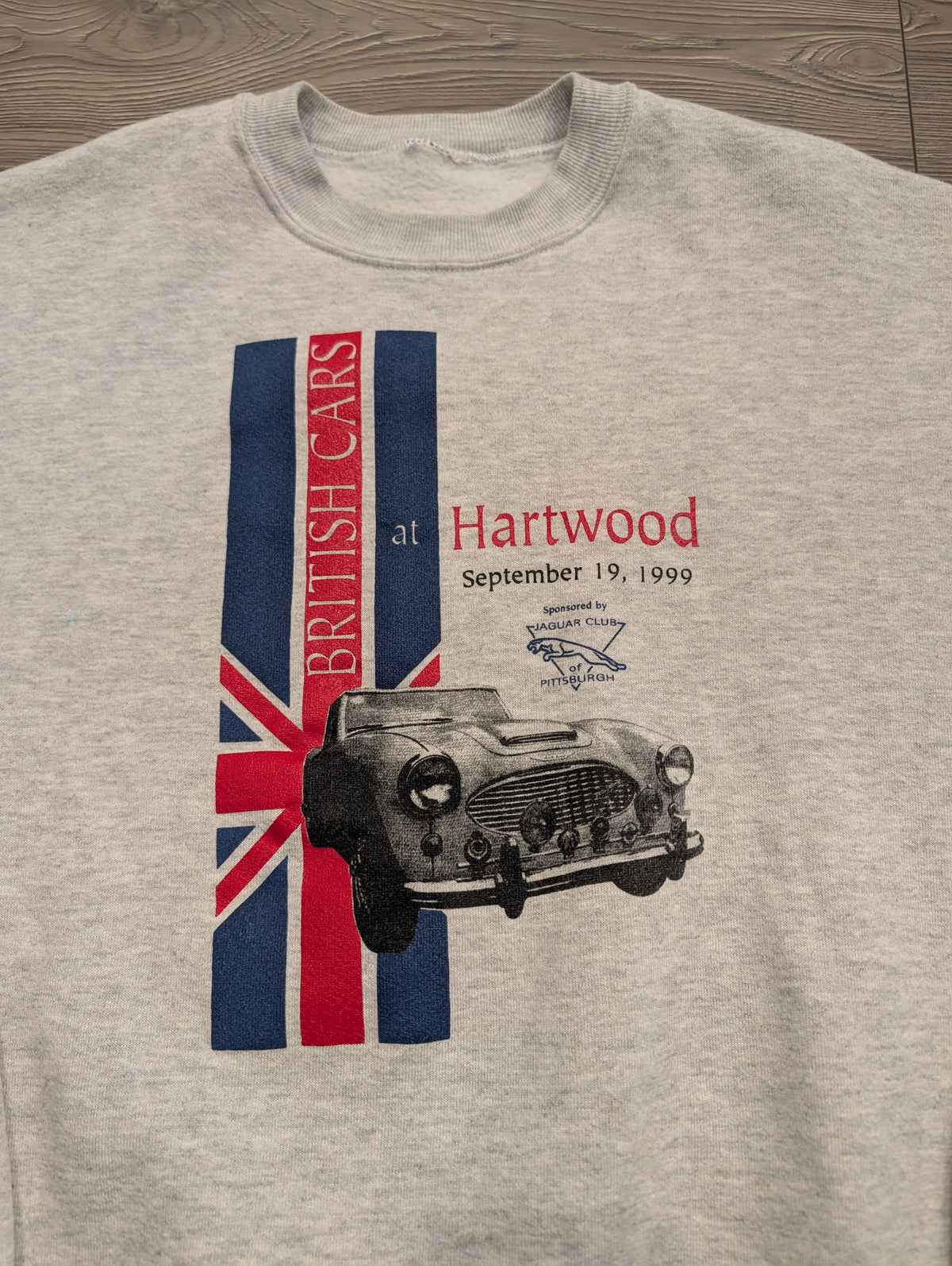 1999 British Cars at Hartwood Jaguar Crewneck Sweatshirt
