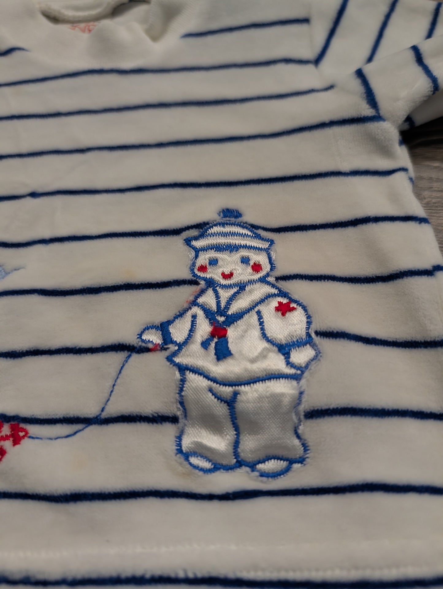 70s/80s Very Soft Striped Sailor Pullover Shirt