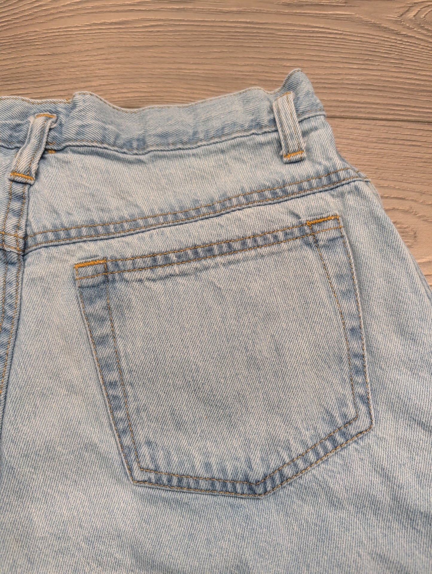 90s Women's Cenza Light Blue Denim Shorts