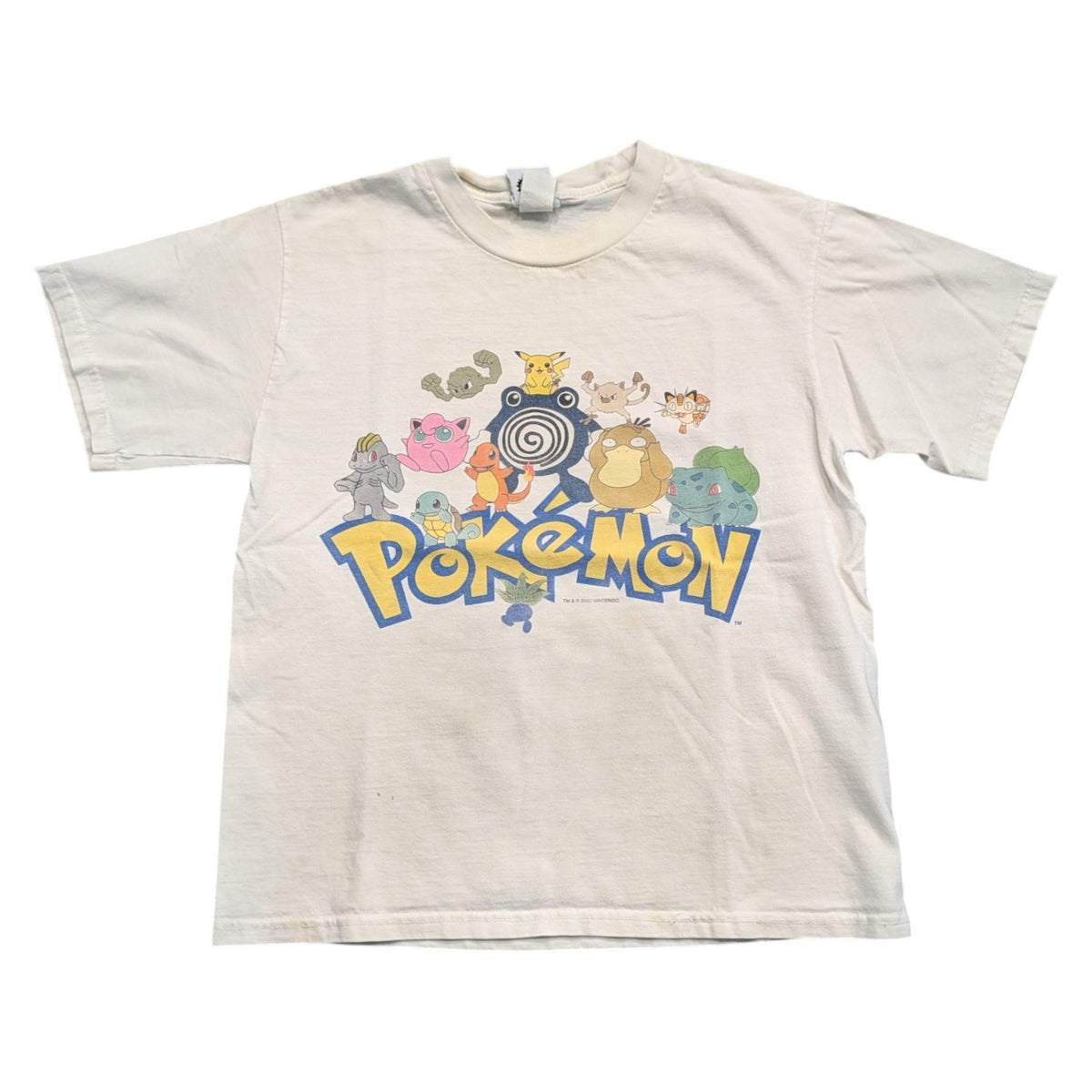 2000 Youth Pokémon Crew of Characters Graphic T-shirt