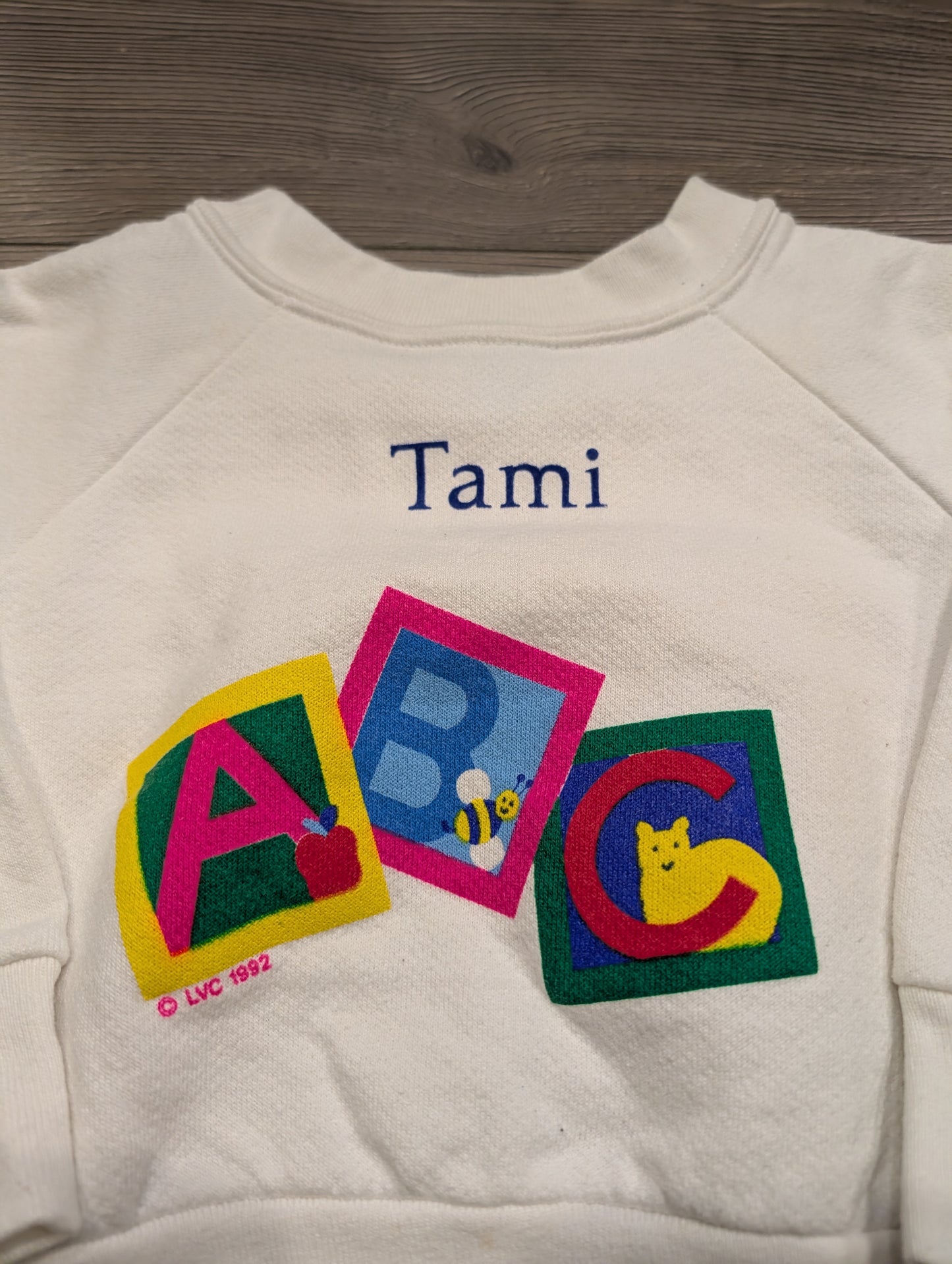 1992 Tami ABC Blocks Sweatshirt