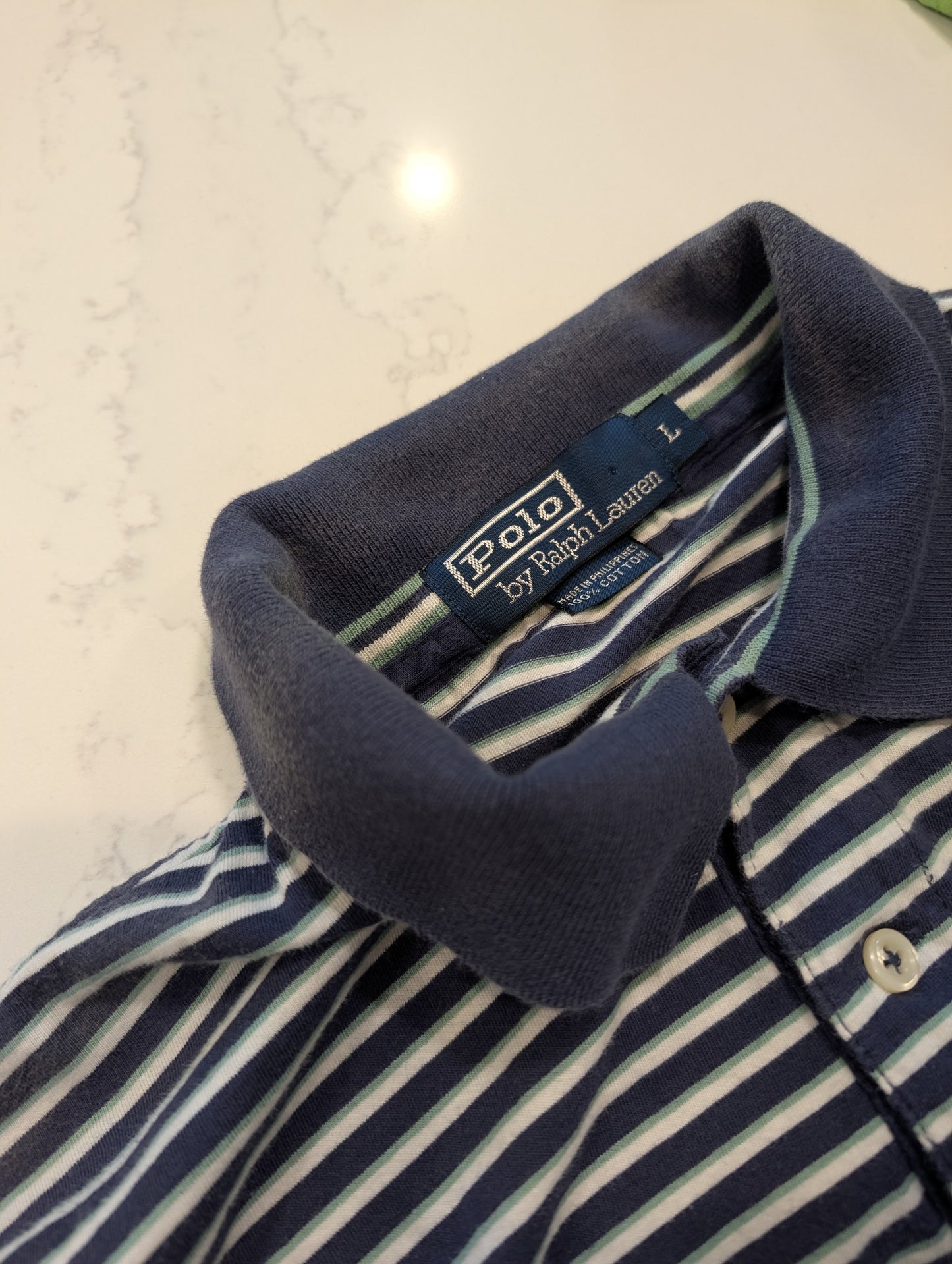 90s Nautical Striped Polo by Ralph Lauren