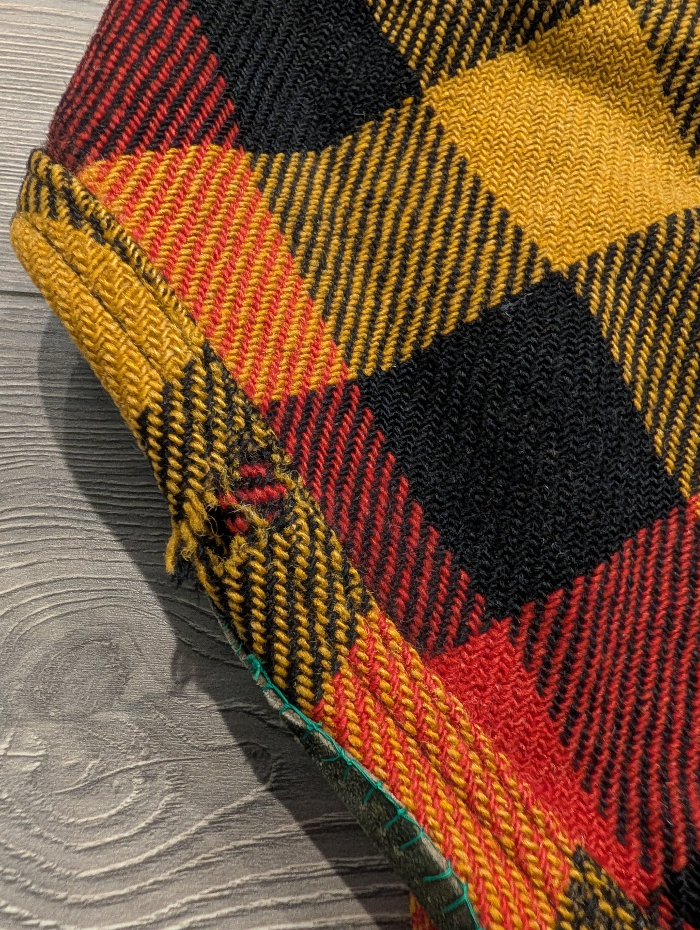 40s/50s Heavyweight Wool Plaid Shirt Jacket