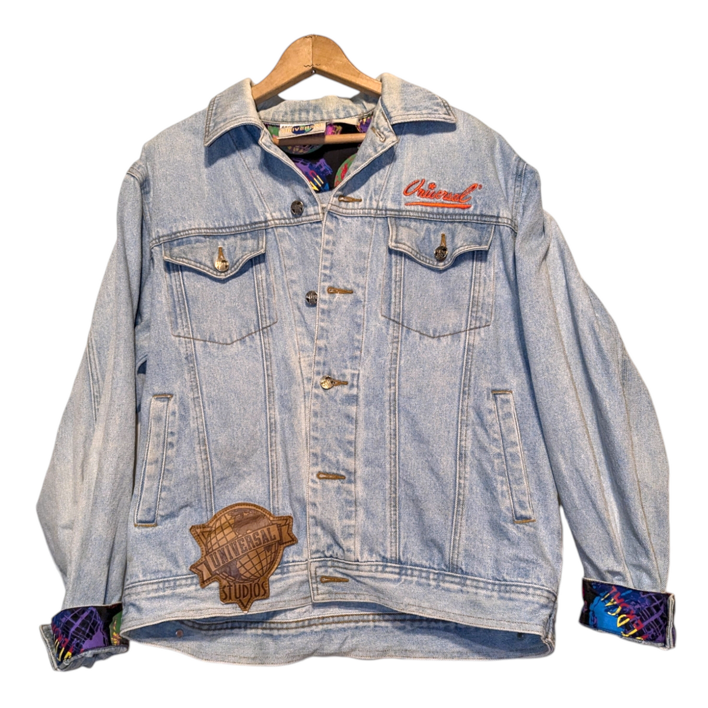 1993 Universal Studios Denim Globe Jacket