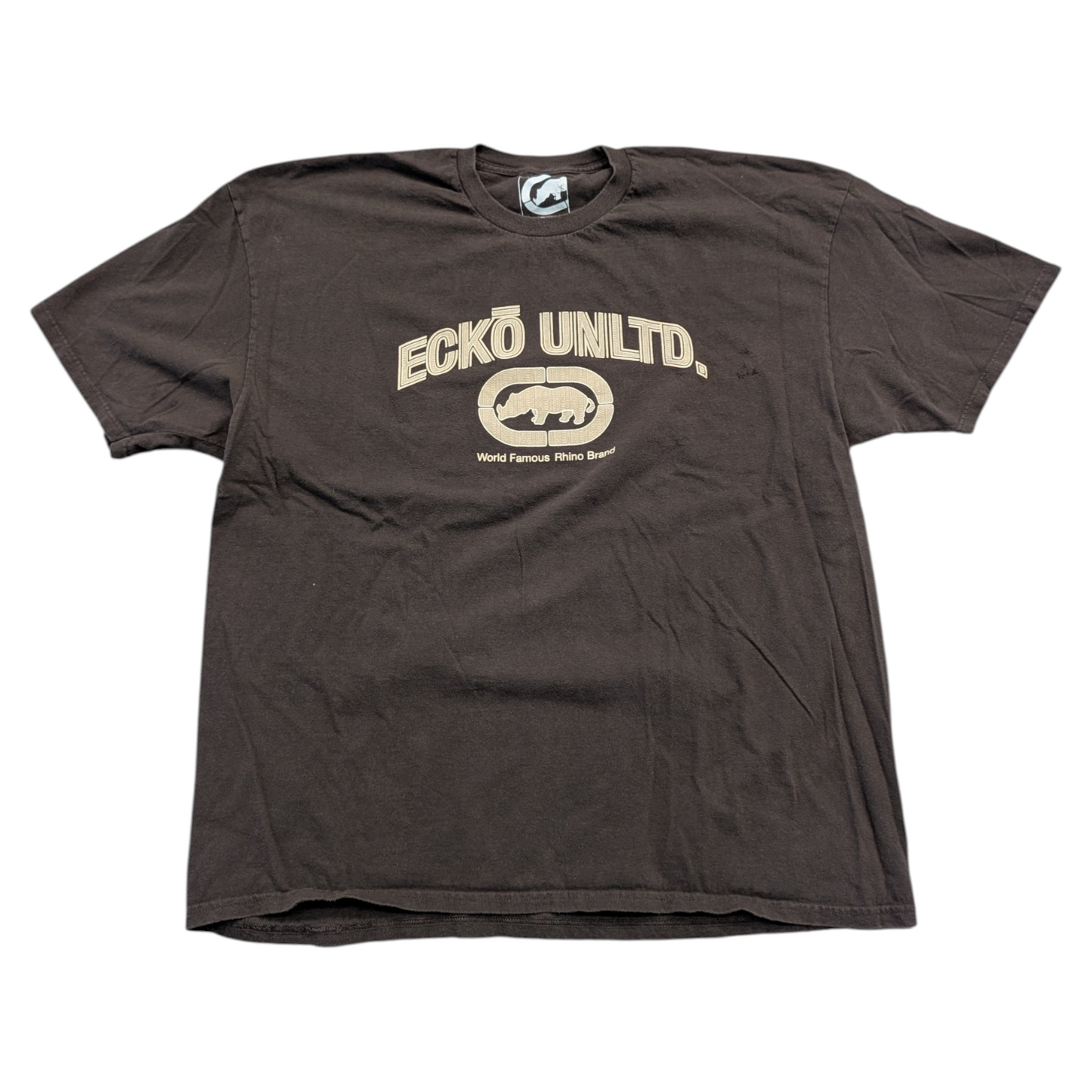 Y2k Ecko Unltd World Famous Rhino Brand Short Sleeve T shirt