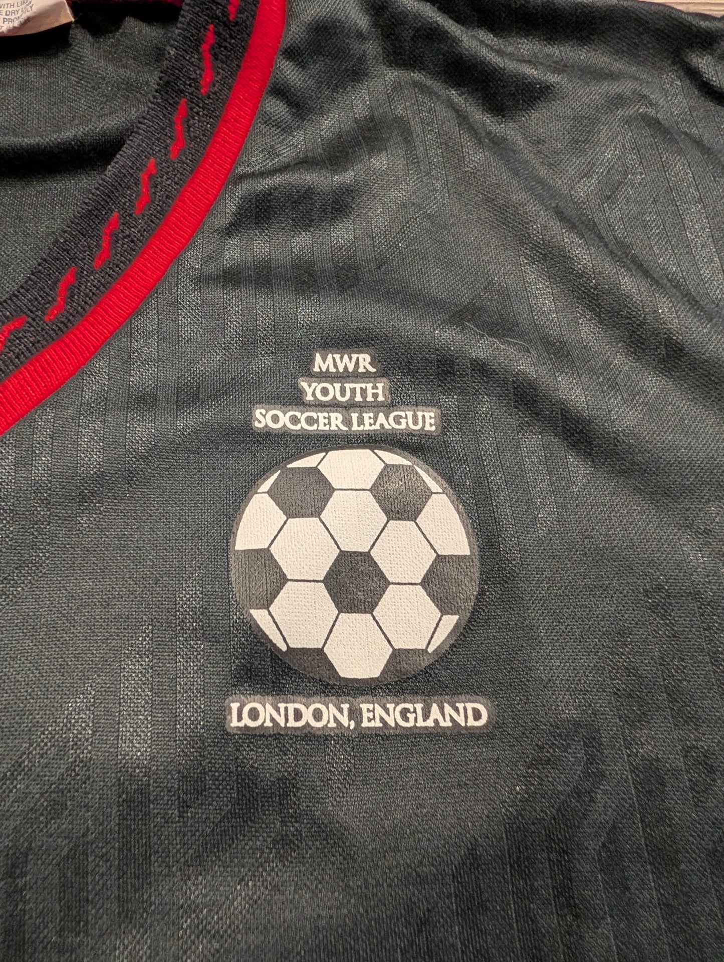 90s/Y2K England MWR Youth Soccer League Jersey