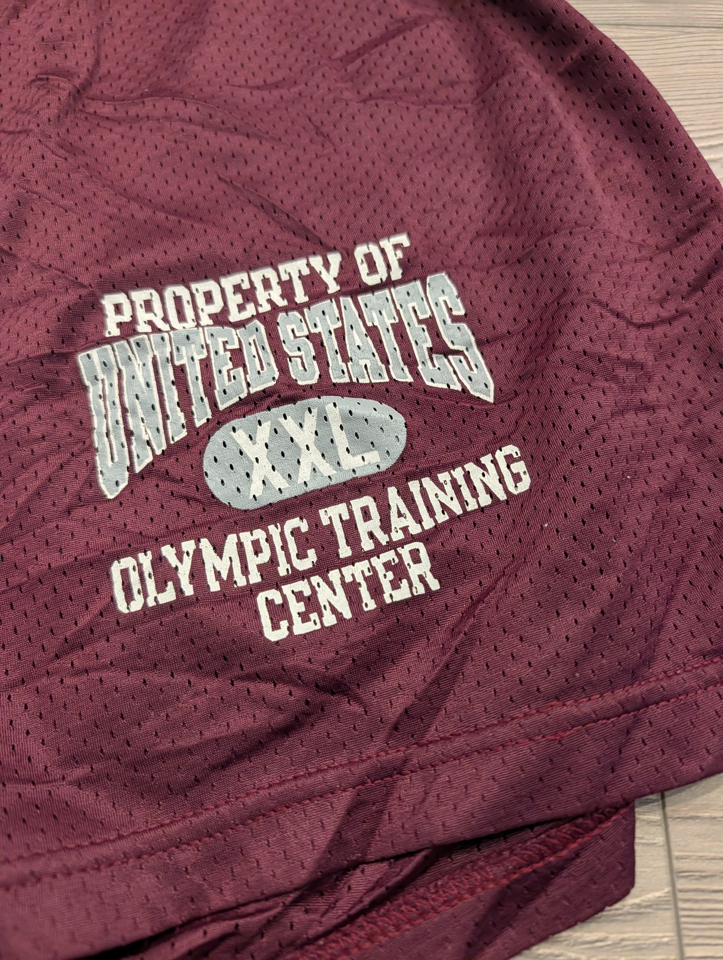 90s Champion United States Olympic Training Center Athletic Shorts