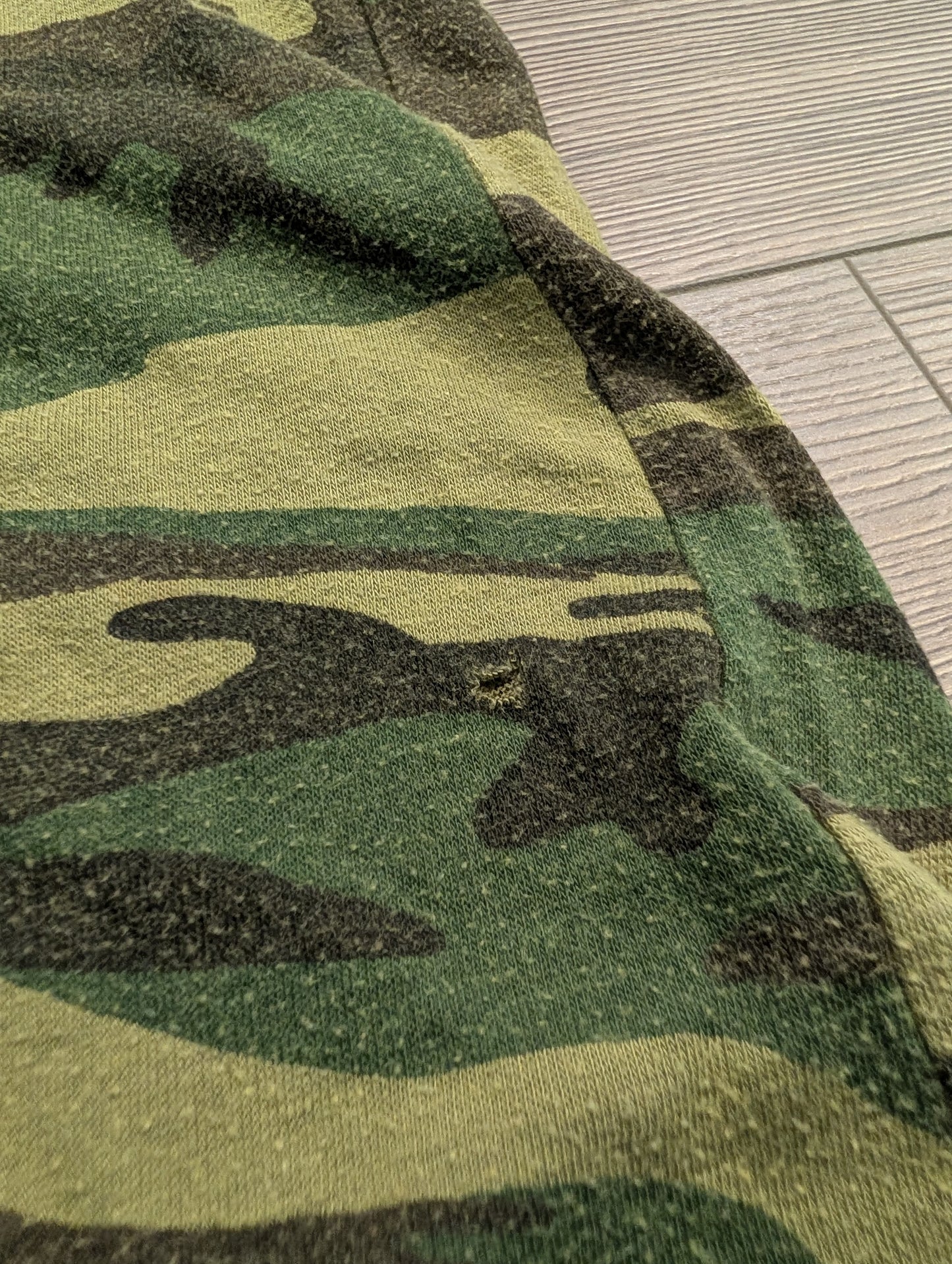 90s Youth AOP Camouflage Polo Pocket T shirt