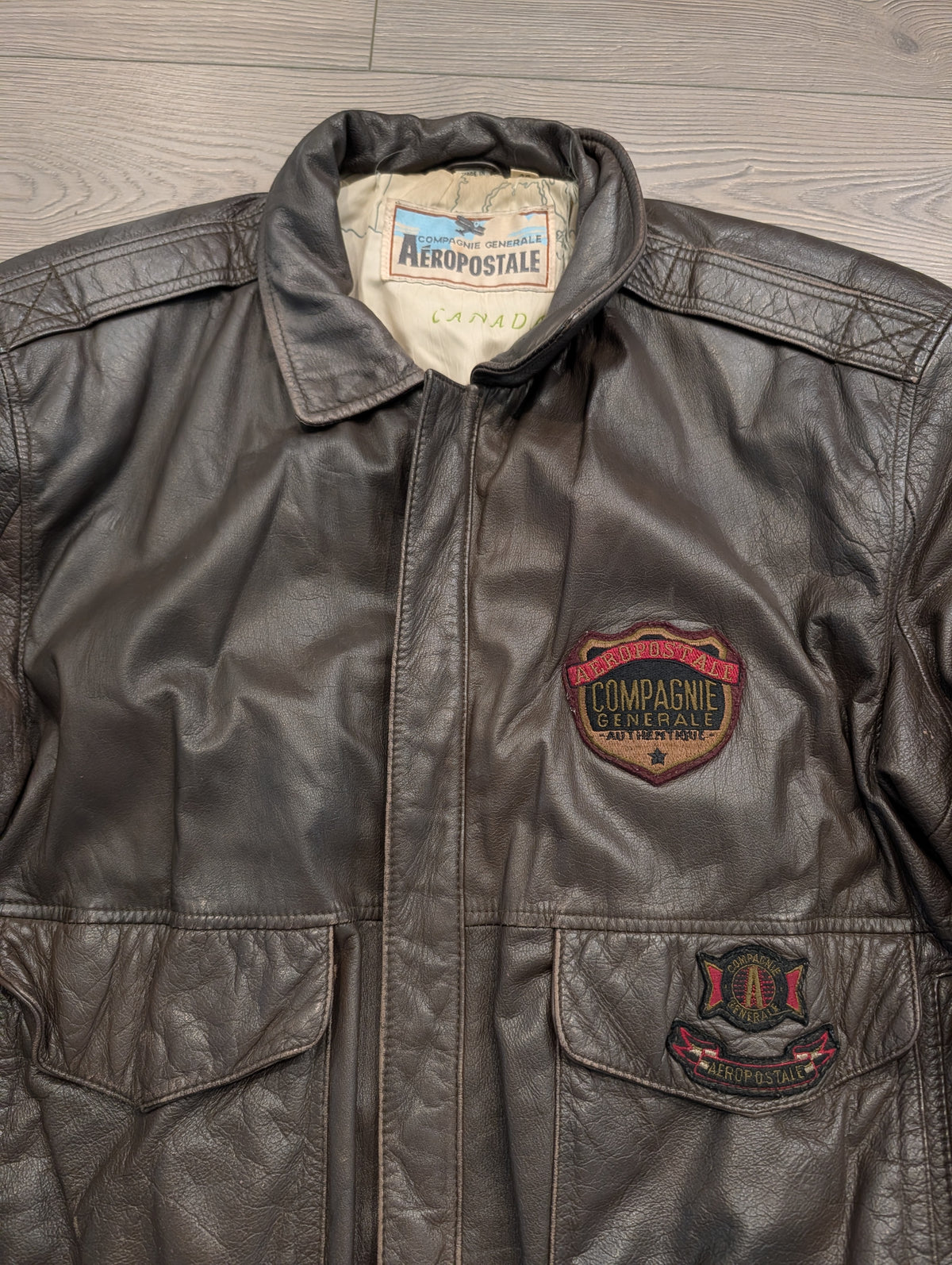80s Aeropostale Flight Bomber Jacket