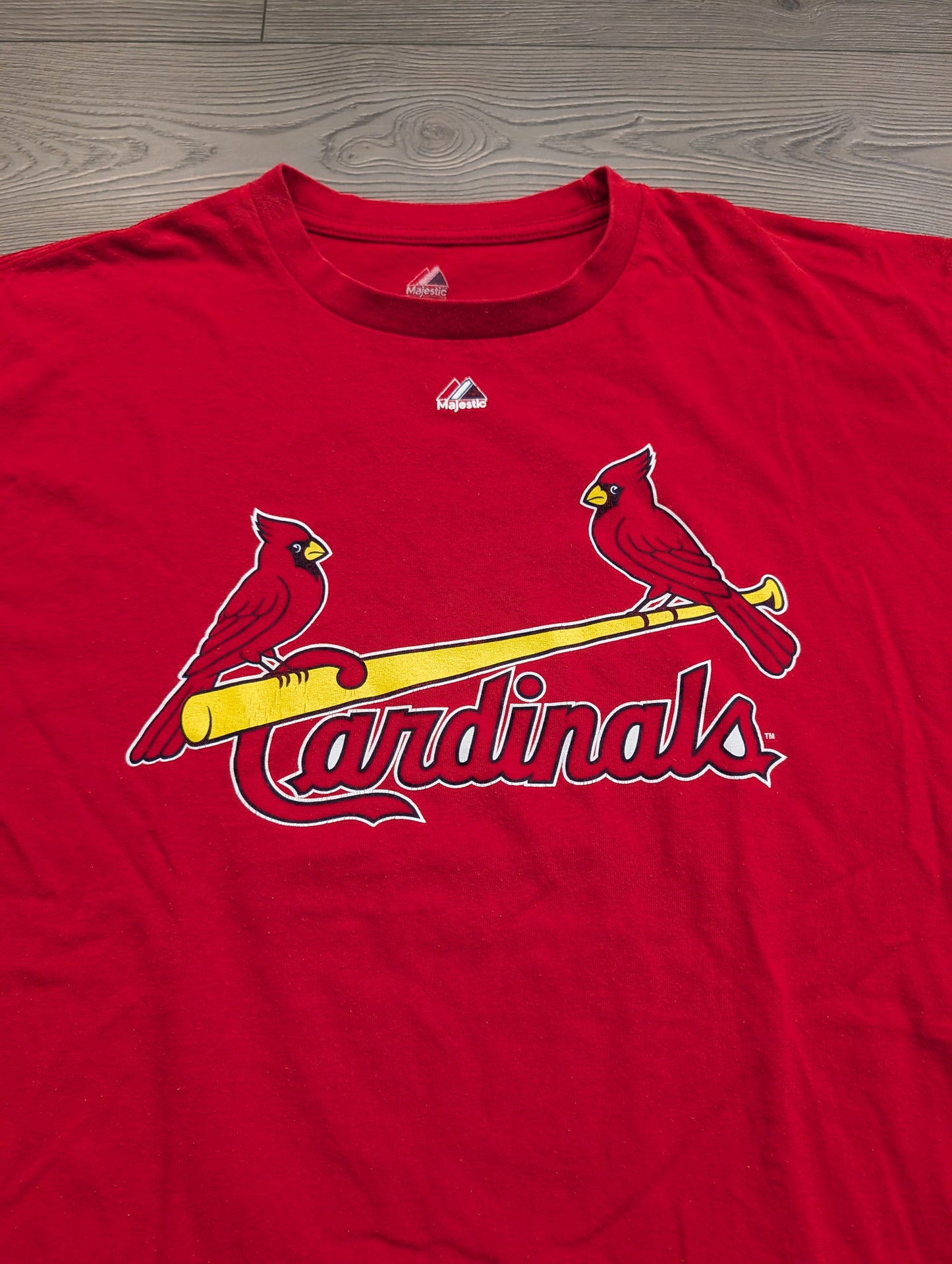 Mid 2000s MLB David Freese St louis Cardinals Baseball Short Sleeve T Shirt