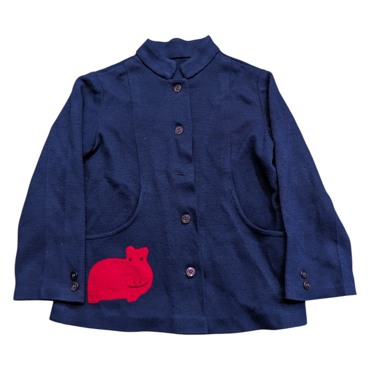 70s/80s Youth Hippopotamus Cardigan Sweater