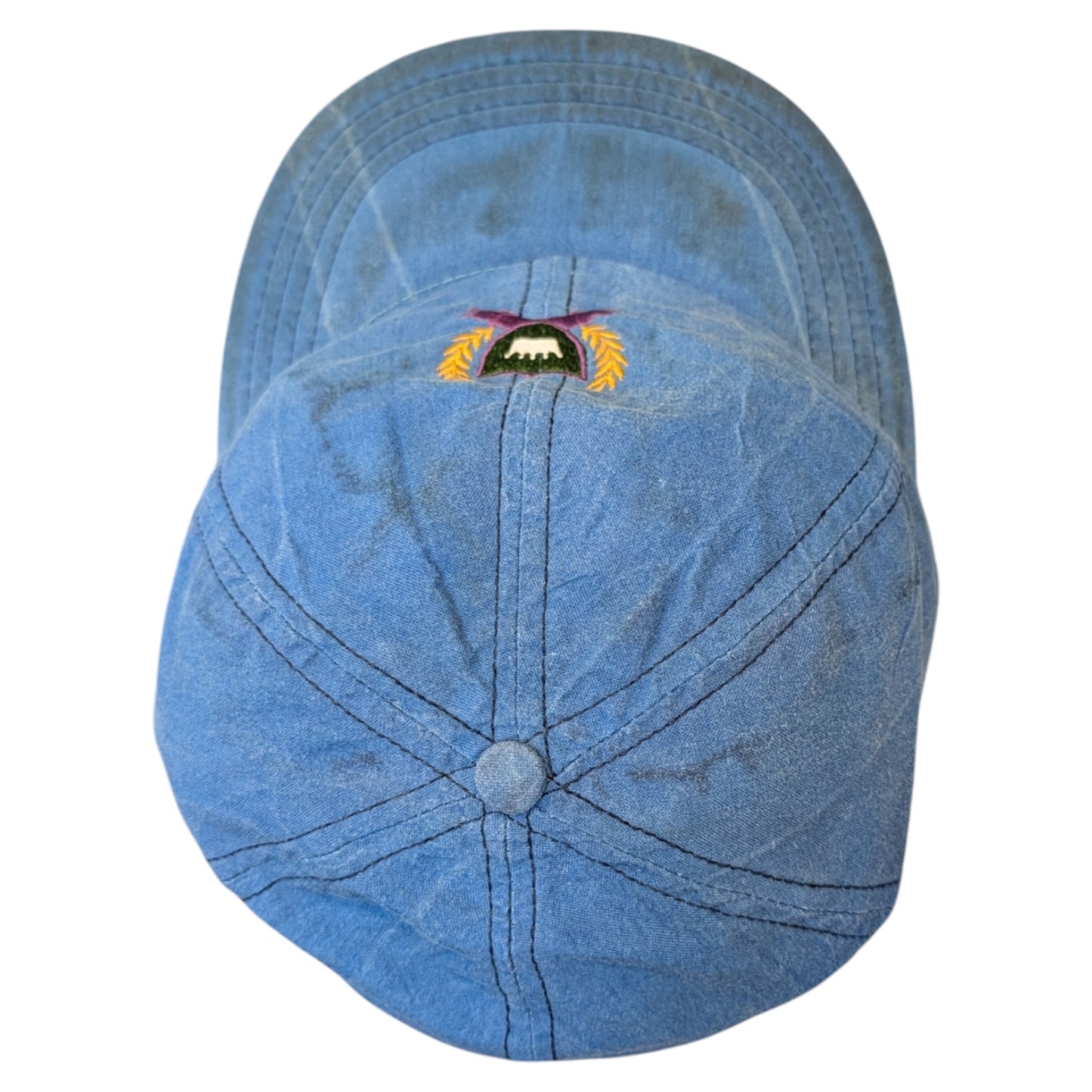 90s Denim Style East Kingdom Embroidered Logo Hat