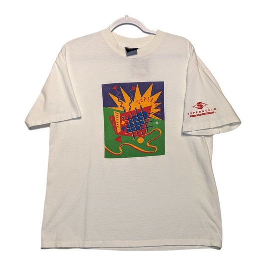 90s Superaudio Radio art t shirt