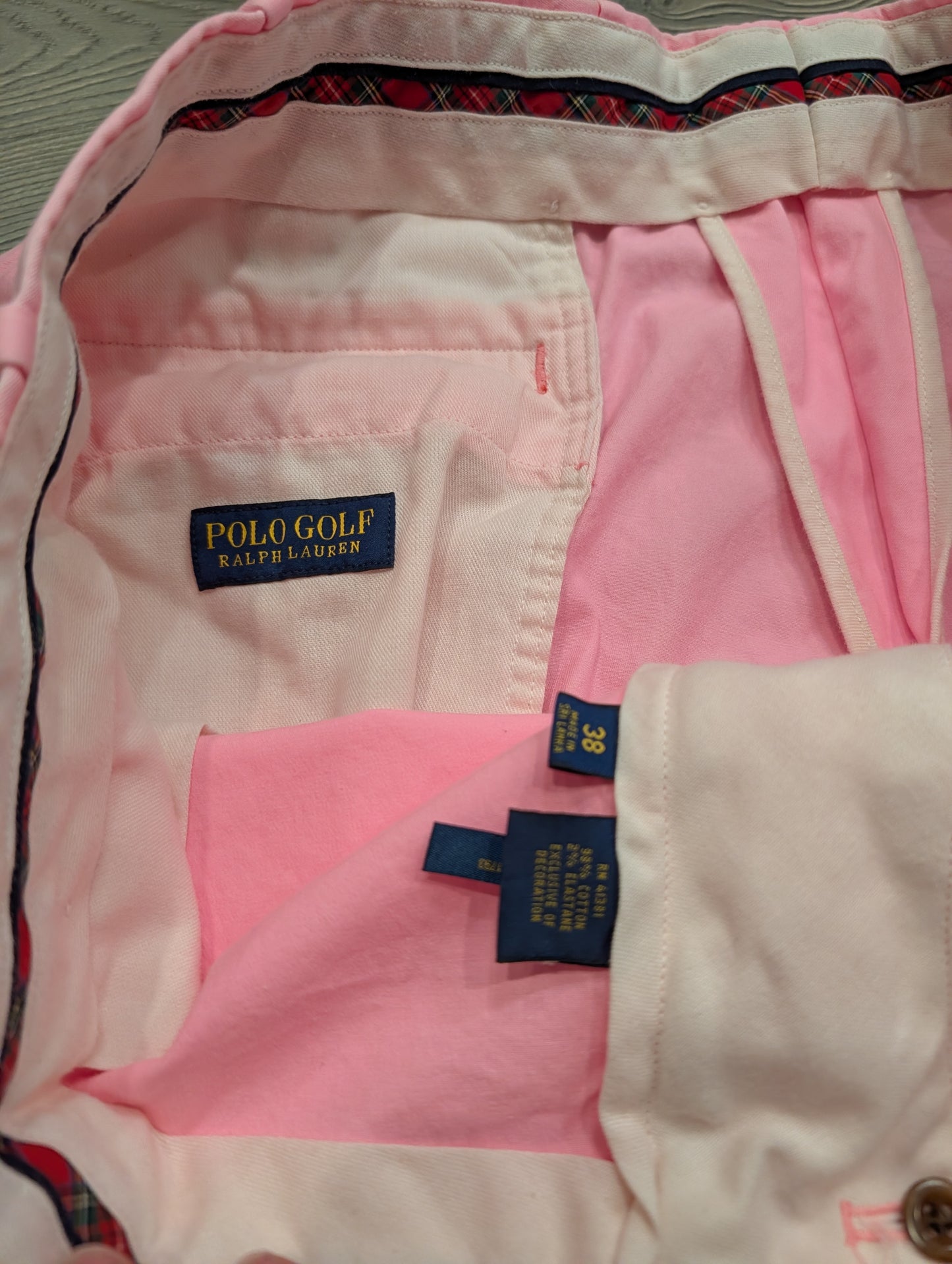 Mens Polo Golf Ralph Lauren Pink Shorts