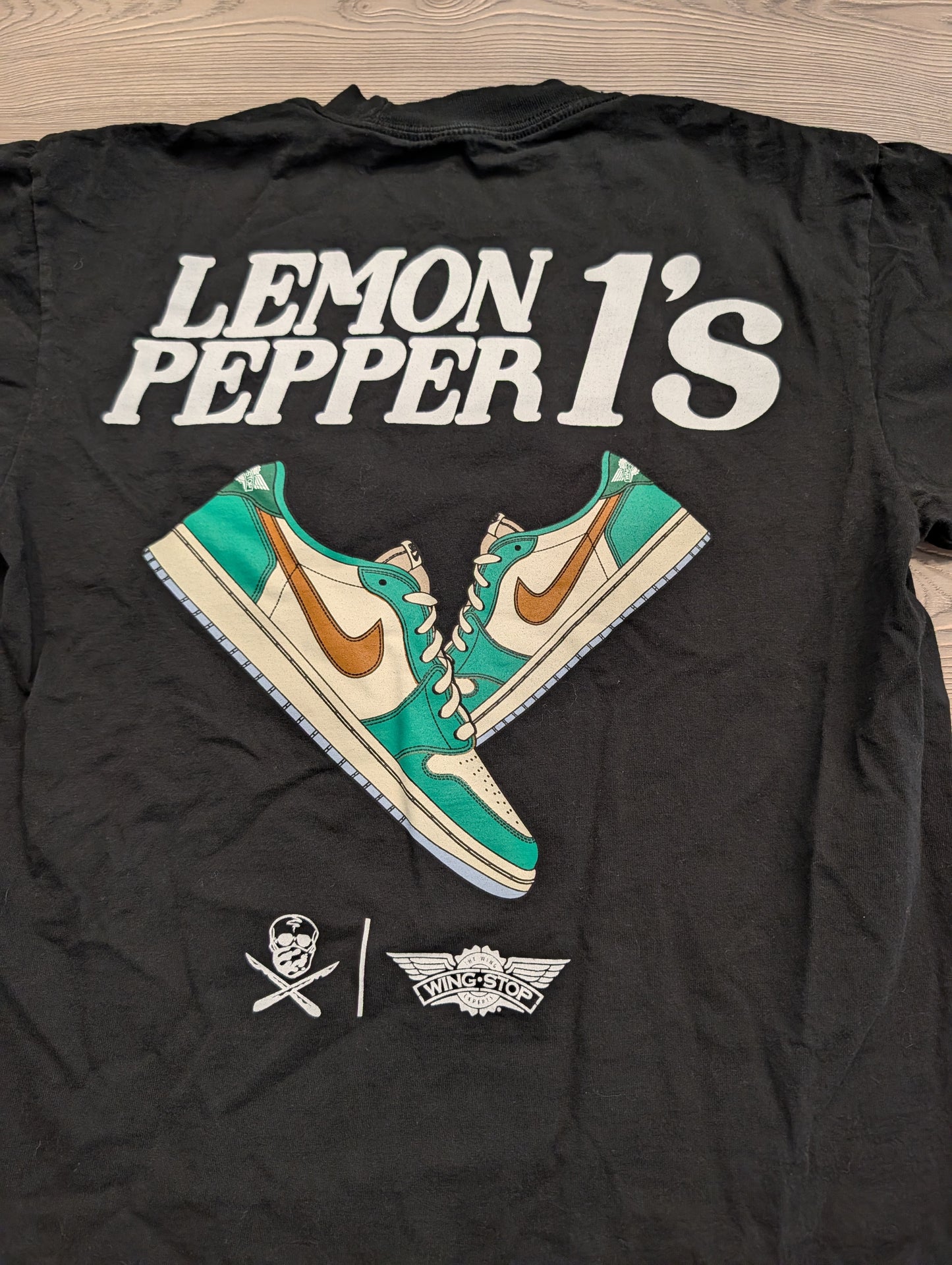 Wing Stop/SRGN Studios Lemon Pepper 1's Short Sleeve T shirt