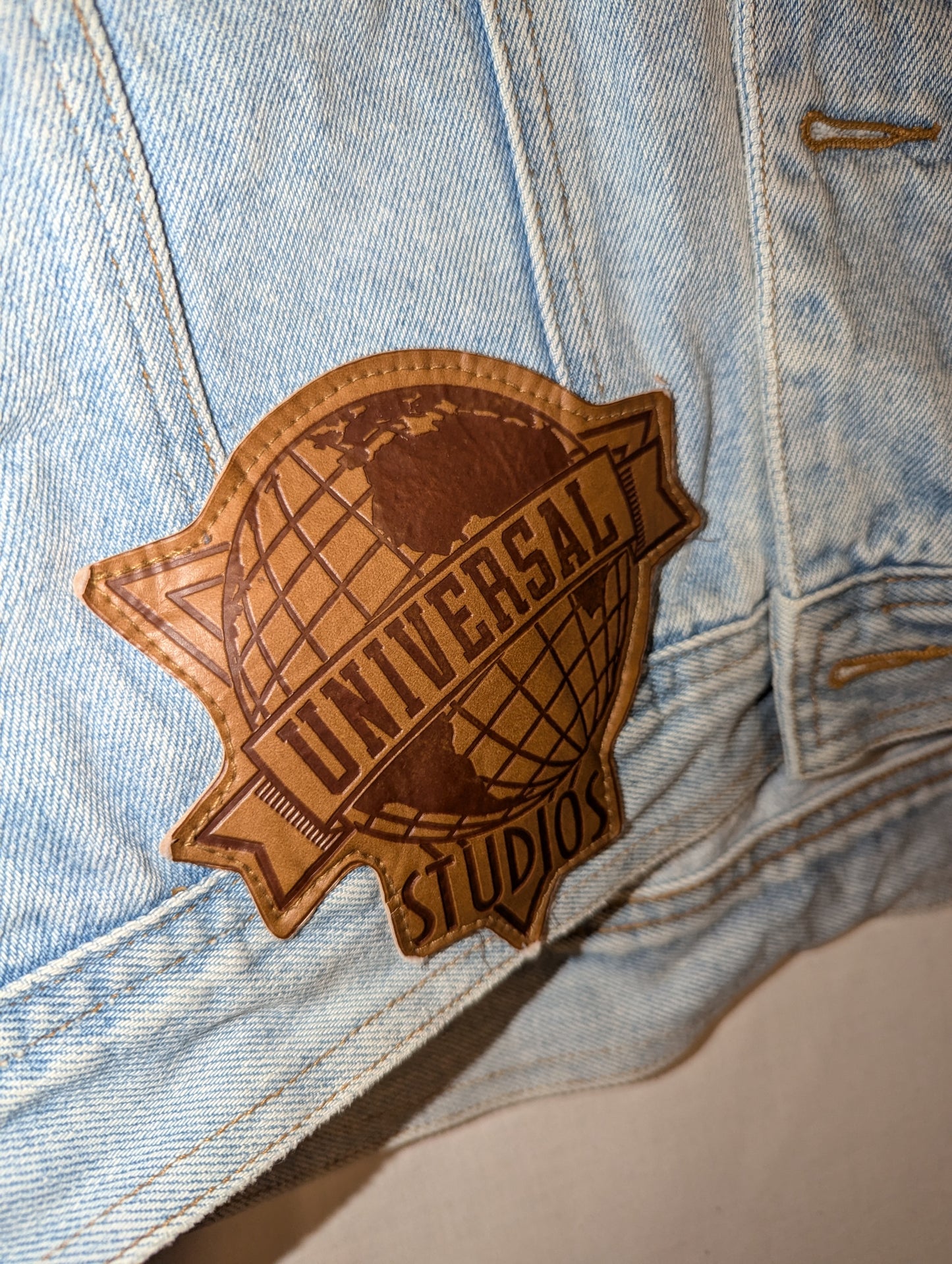 1993 Universal Studios Denim Globe Jacket