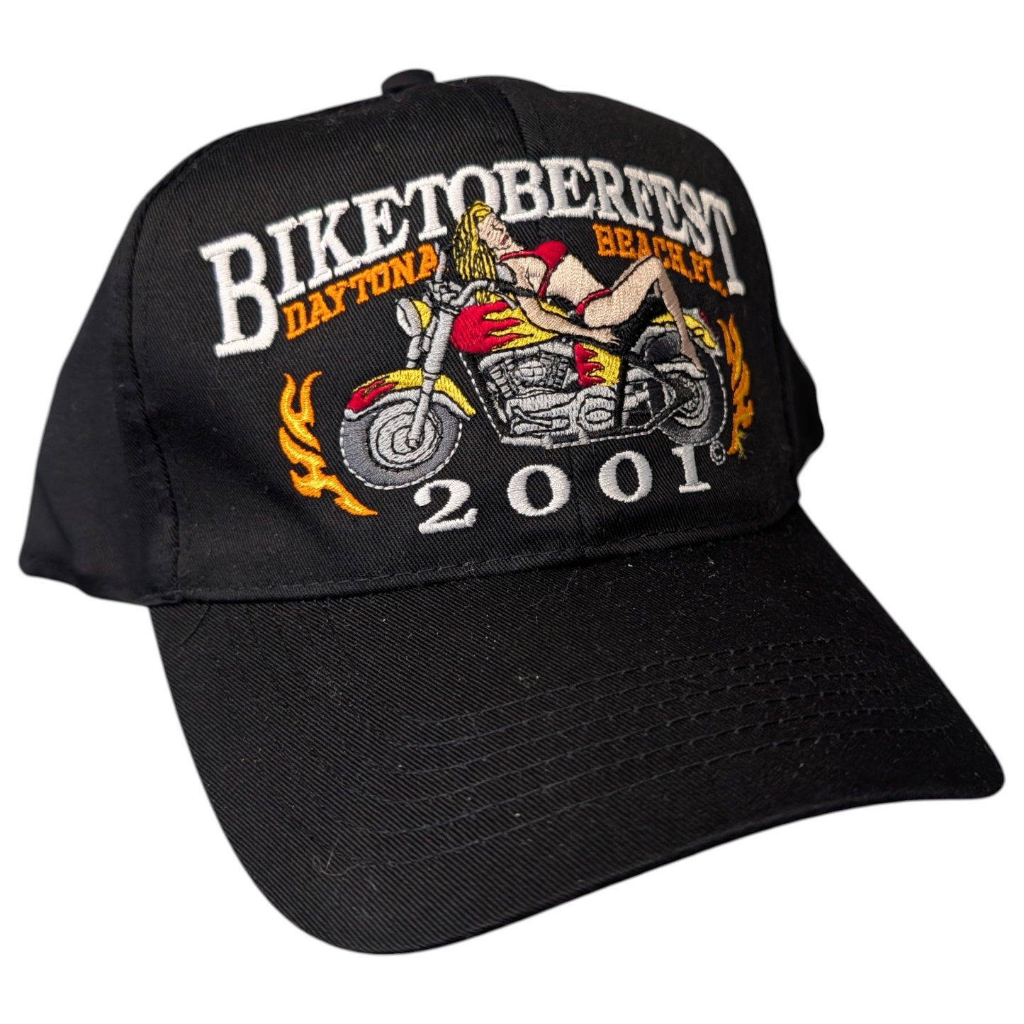 2001 Biketoberfest Daytona Beach Florida snapback hat