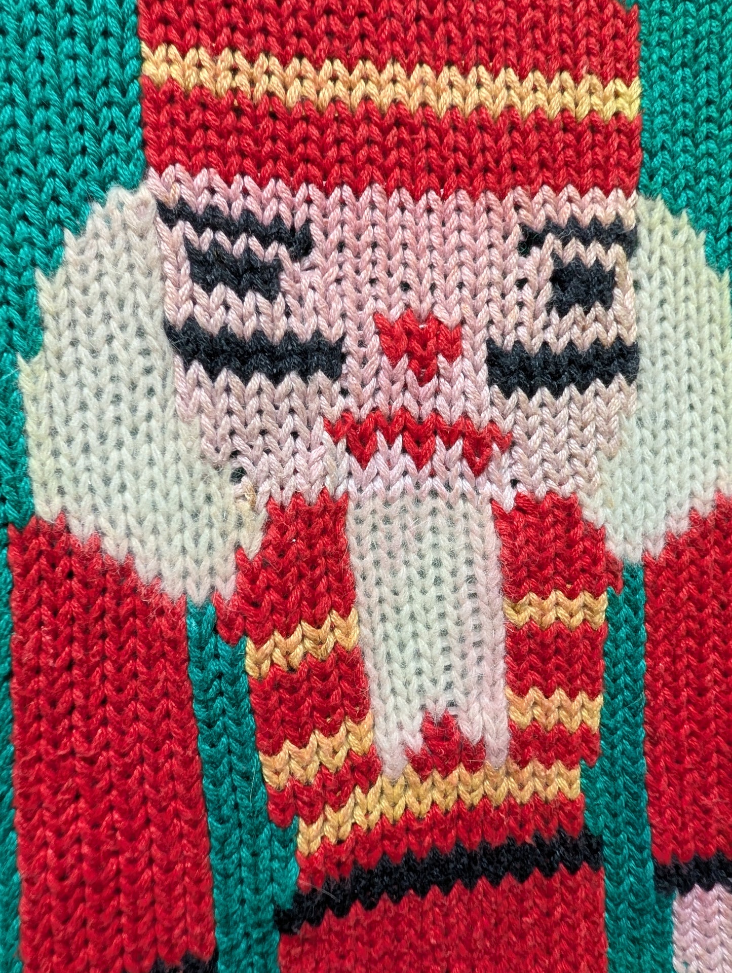80s / 90s Nut Cracker Knit Christmas Sweater