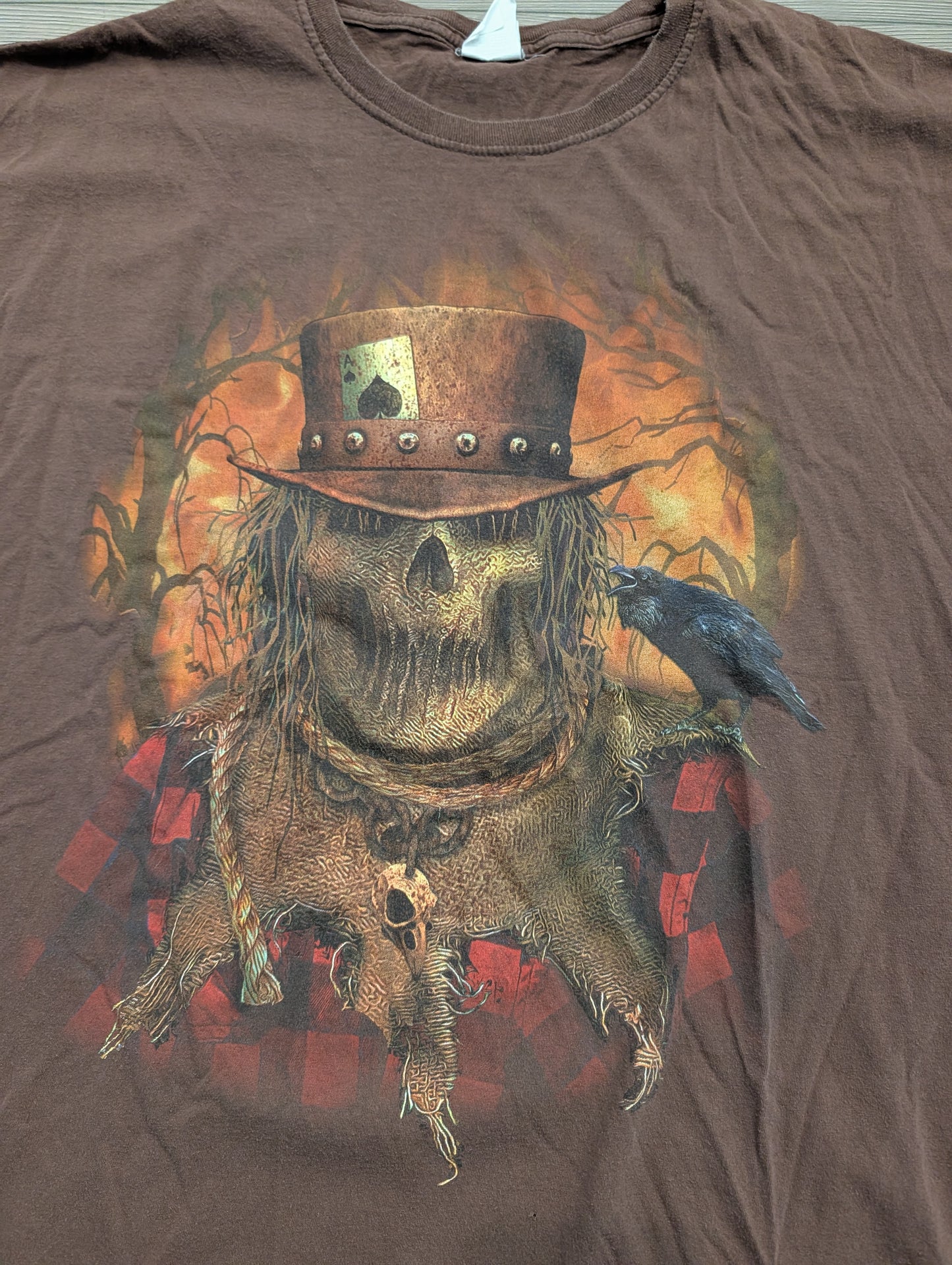 Y2K Scary Scarecrow Short Sleeve T-Shirt