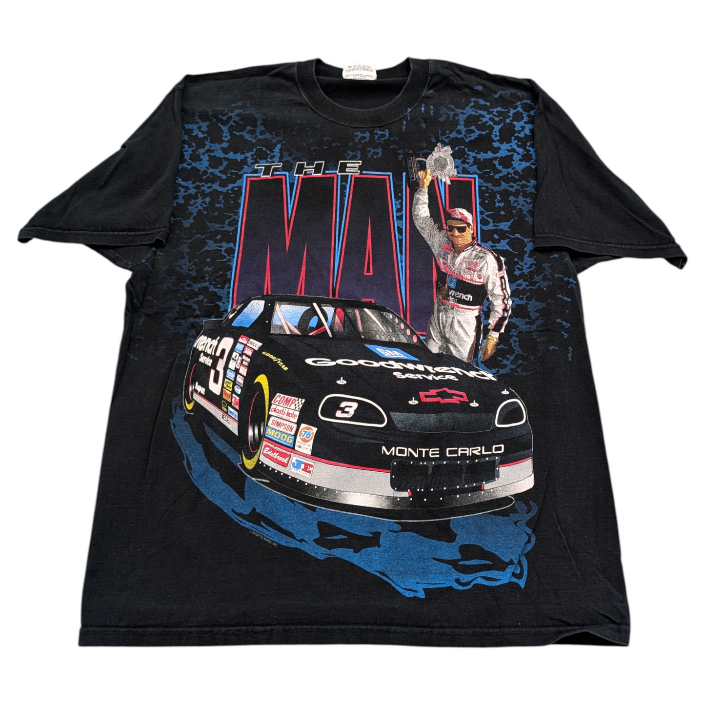 90's AOP The Man Dale Earnhardt Nascar T shirt