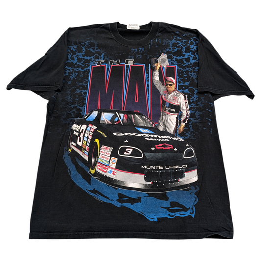 90's AOP The Man Dale Earnhardt Nascar T shirt