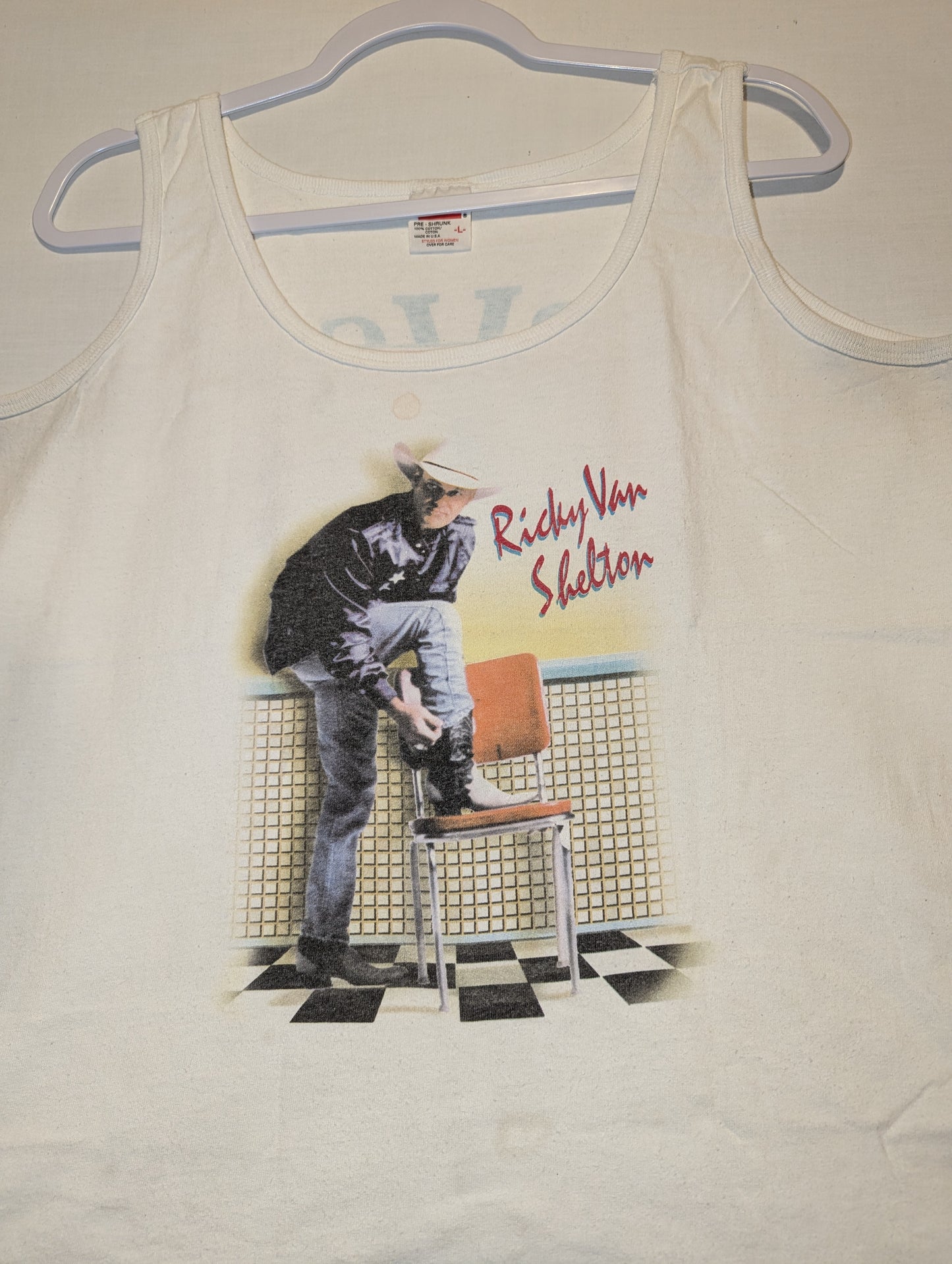 90s Ricky Van Shelton Band Tour Tank Top Shirt