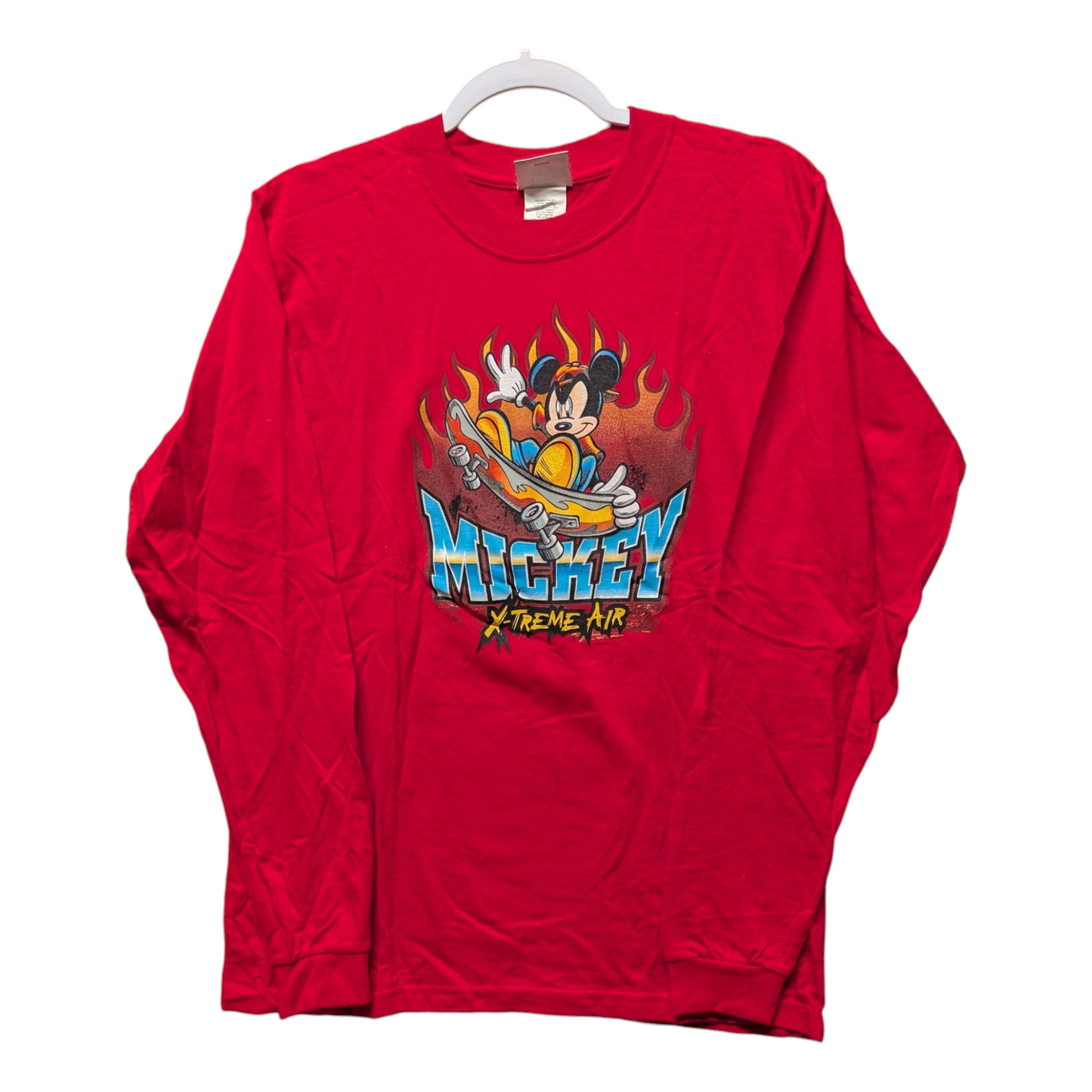 90s / Y2K Mickey X-Treme Air Skate Youth Long Sleeve T-shirt