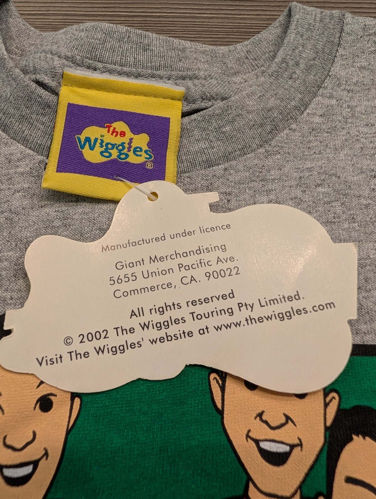 NWT 2003 Youth The Wiggles Big Red Car with the Original Crew Members T shirt