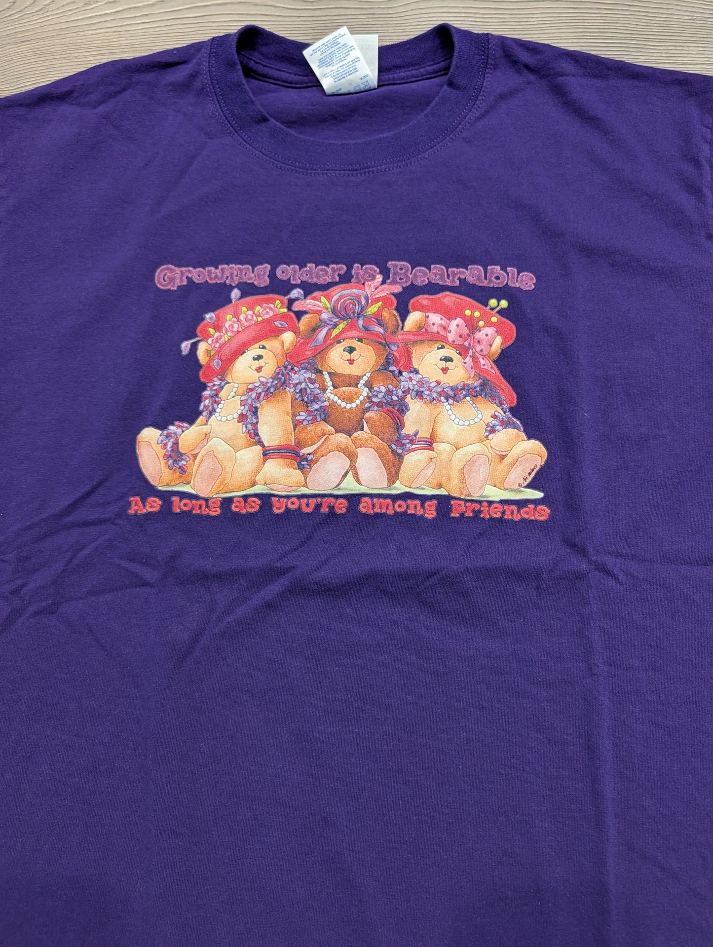 90s Growing Older is Bearable as Long as You're Among Friends t-shirt