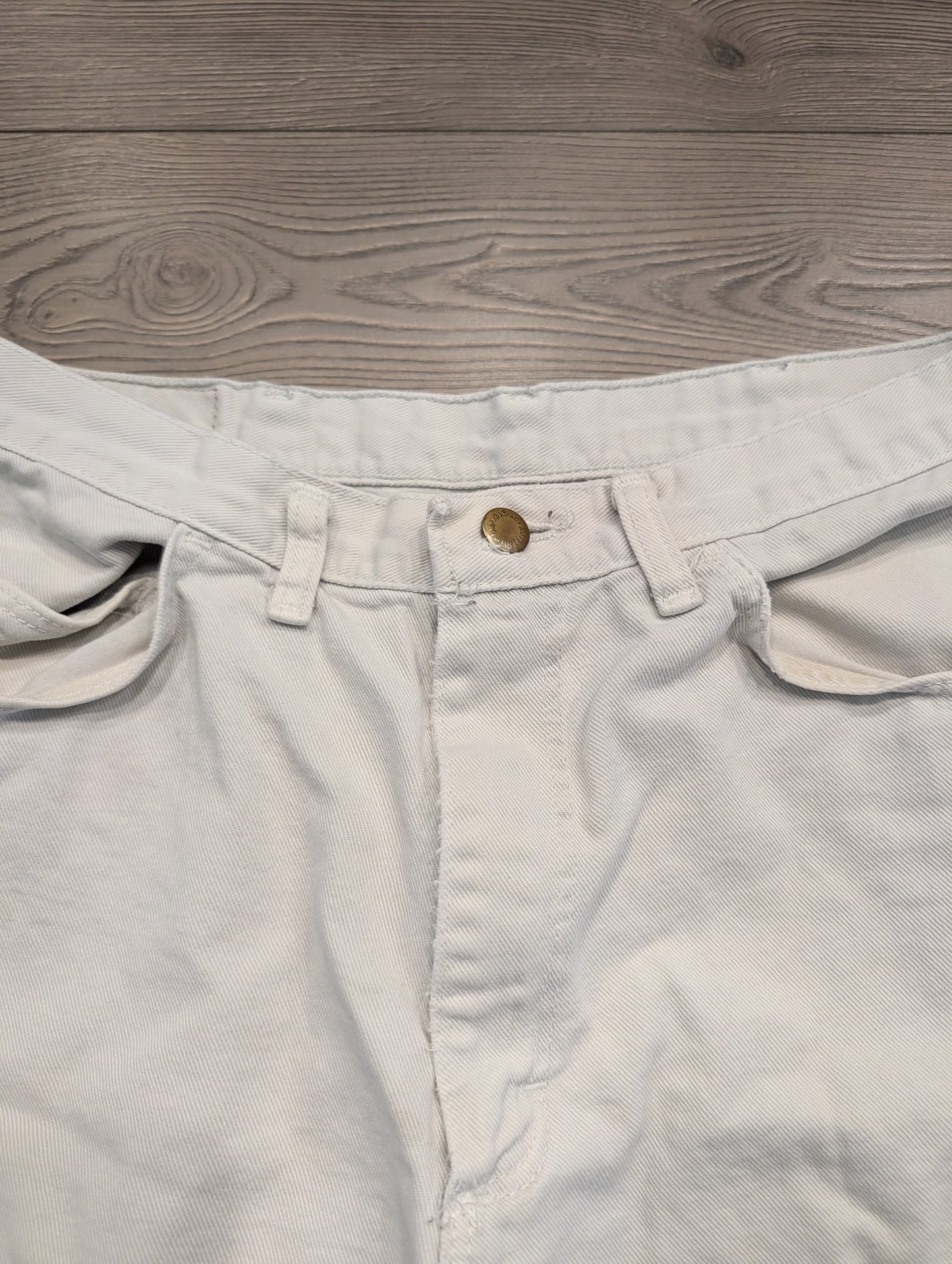 90s White Wrangler Authentic Jean Shorts