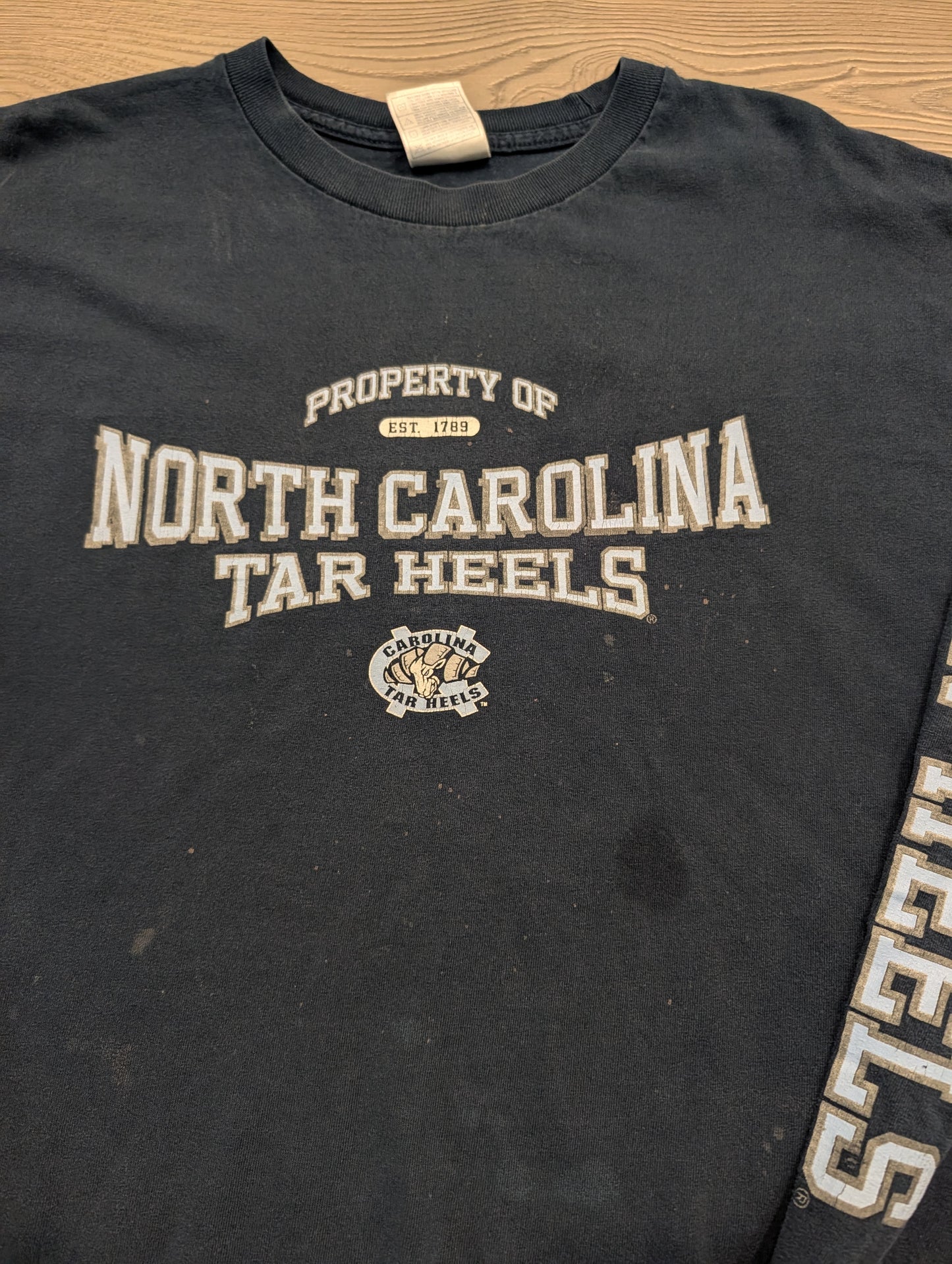Y2K North Carolina Tar Heels Long Sleeve T shirt