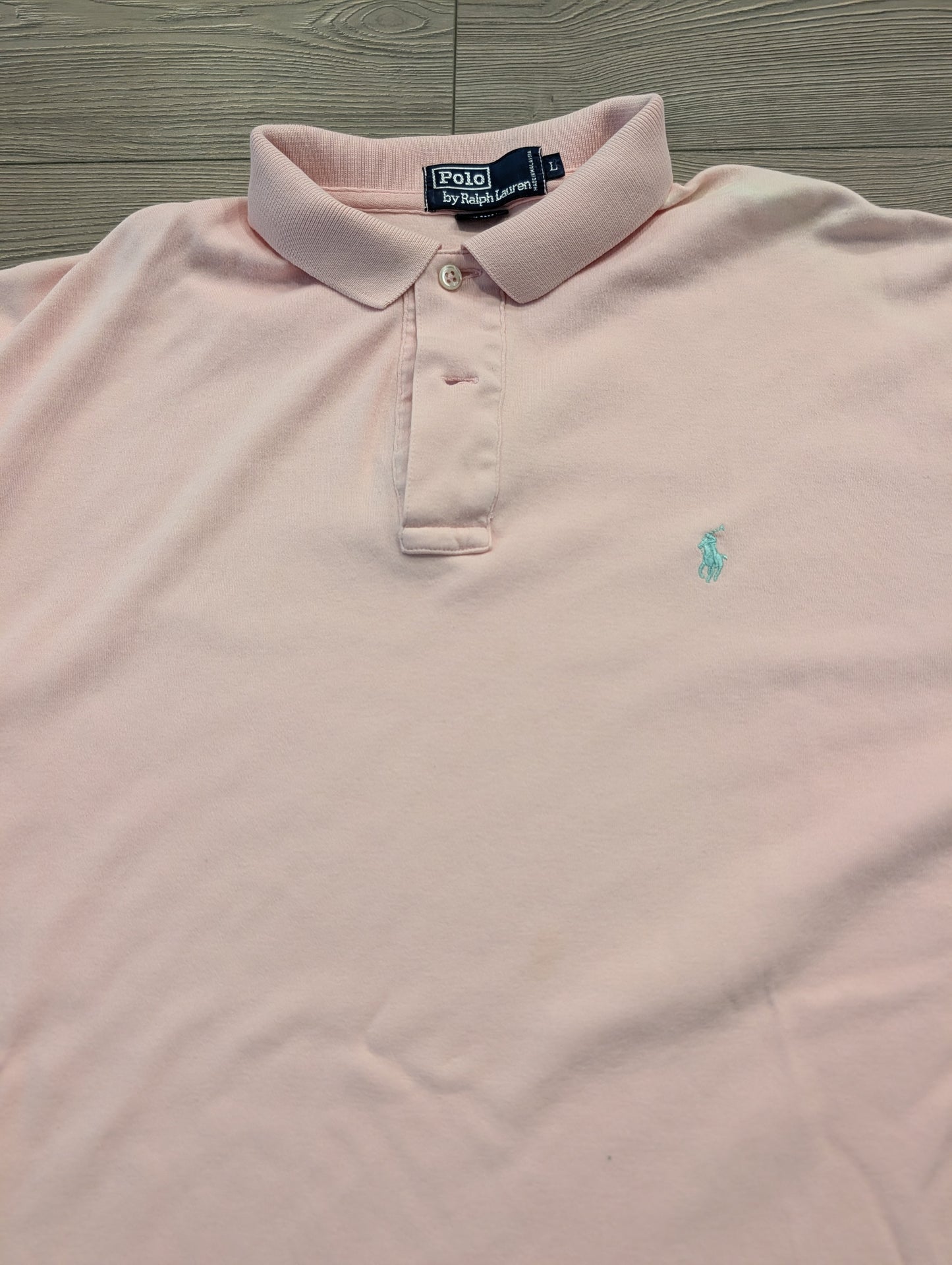 90s/Y2K Pink Ralph Lauren Polo Shirt