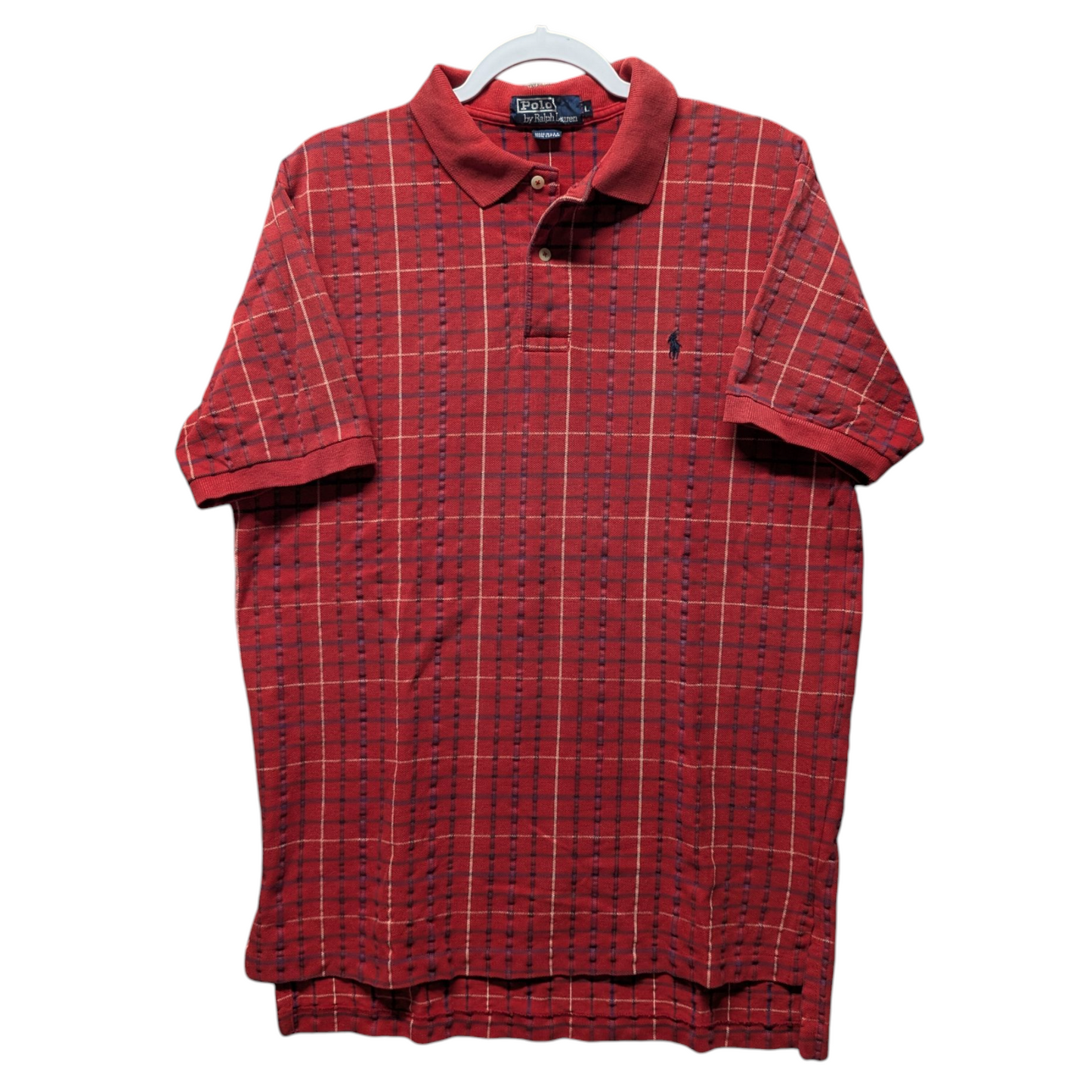 90s Polo Ralph Lauren Checkered Polo Shirt