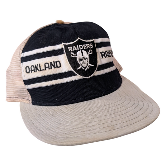 Early 80's Oakland Raiders Trucker Snapback Hat