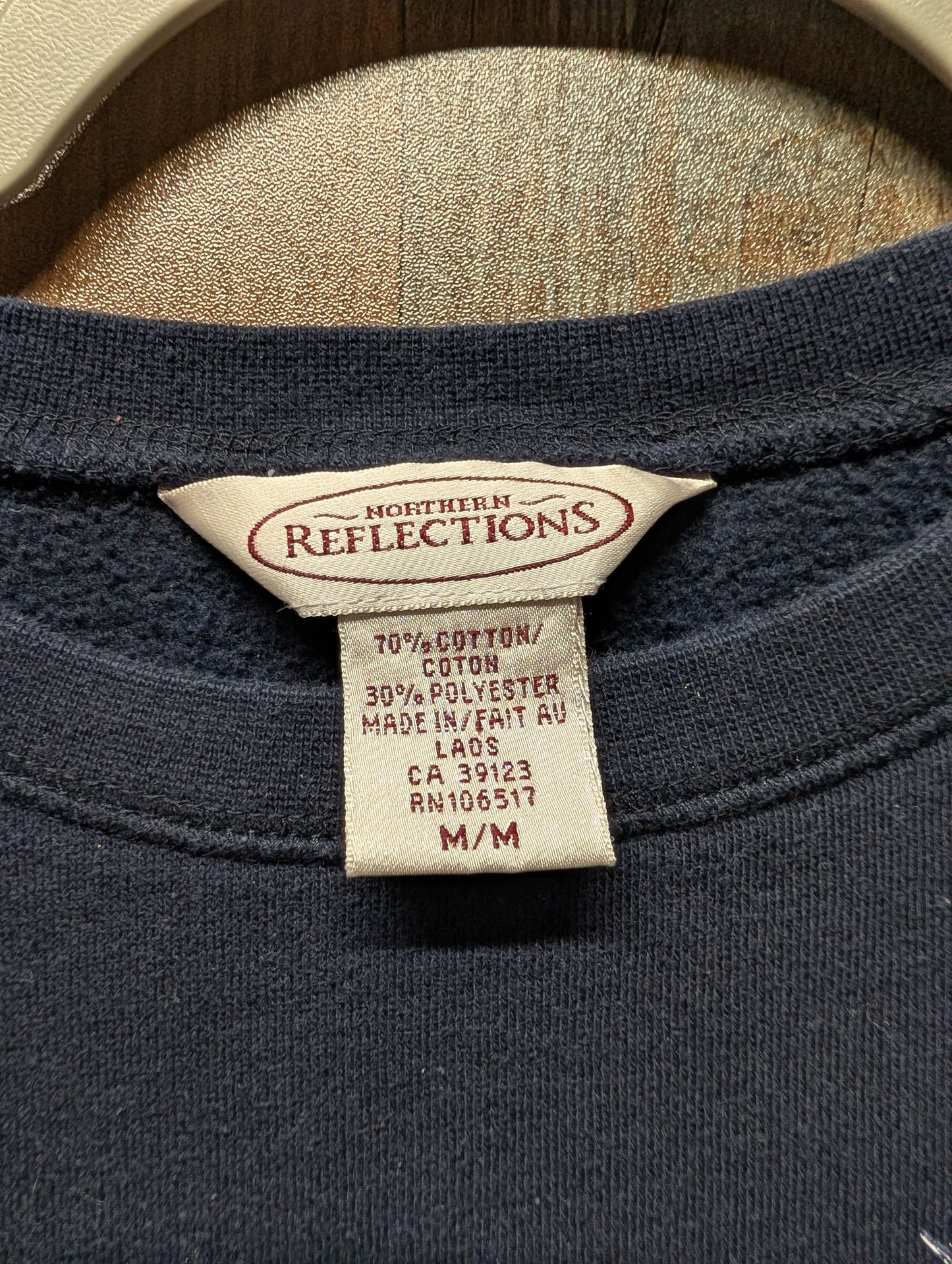 Y2K Cardinal Winter Bridge Northern Reflections Crewneck Sweatshirt