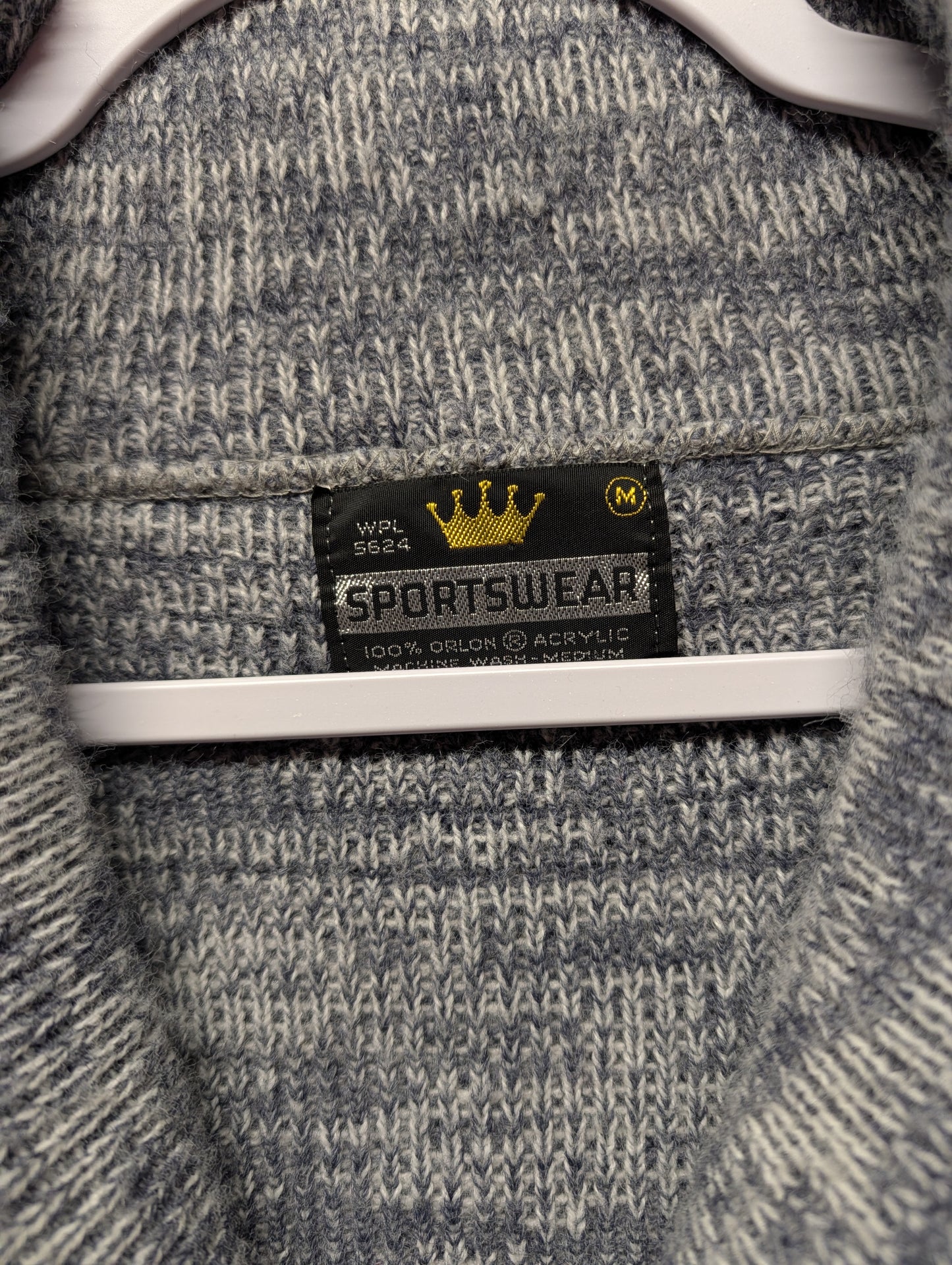 80s / 90s Sportswear Horse Knit Cardigan Sweater