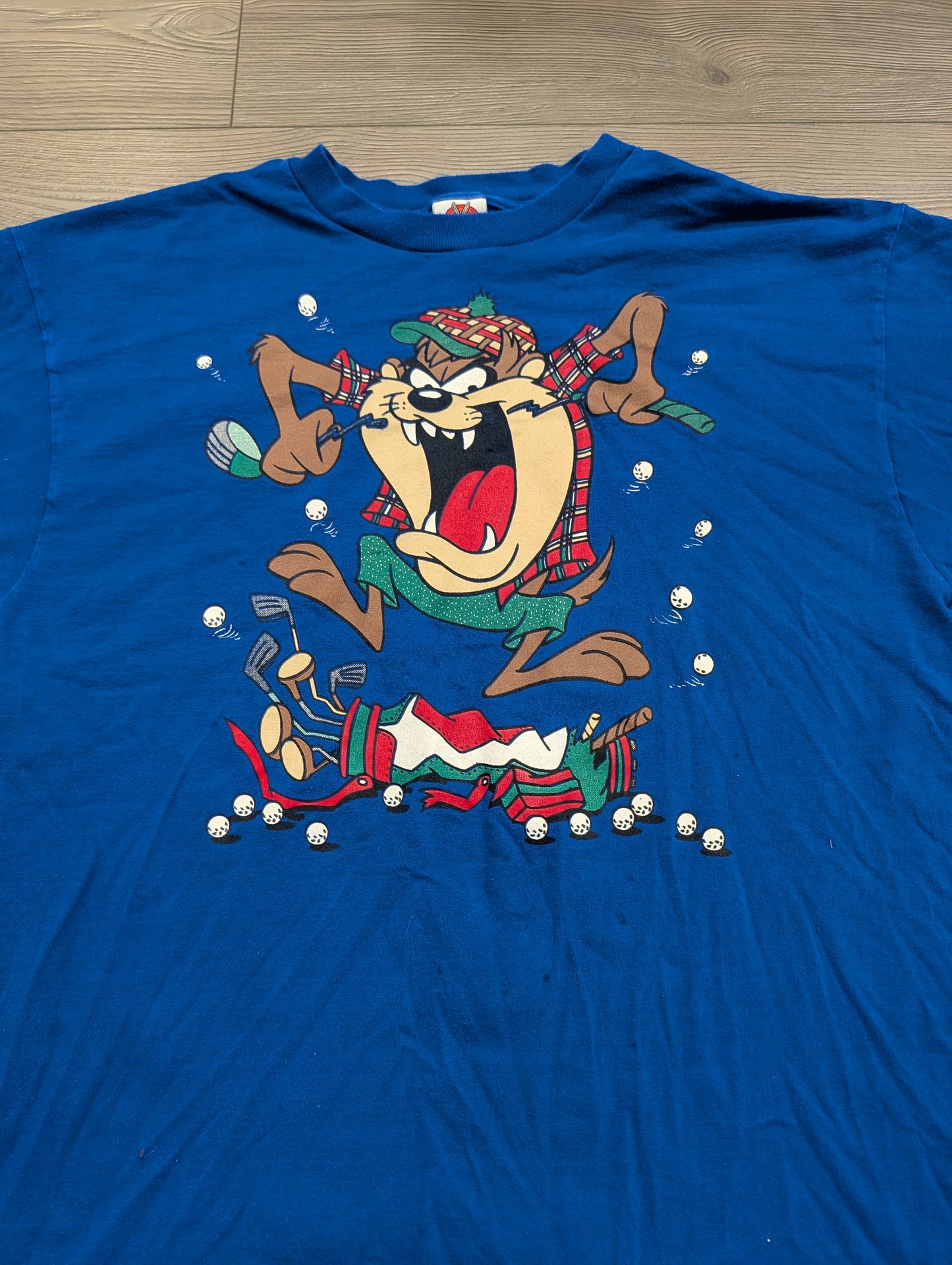 1997 Looney Tunes Tazmanian Devil Golfing T-shirt