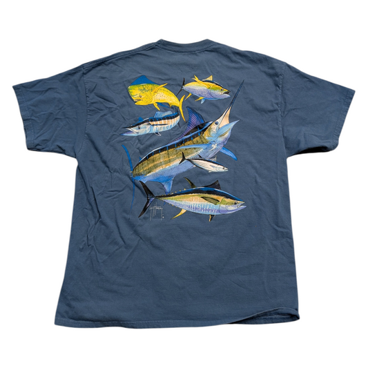 2009 Guy Harvey Grand Slam Off Shore Game Fish Short-sleeve t- shirt